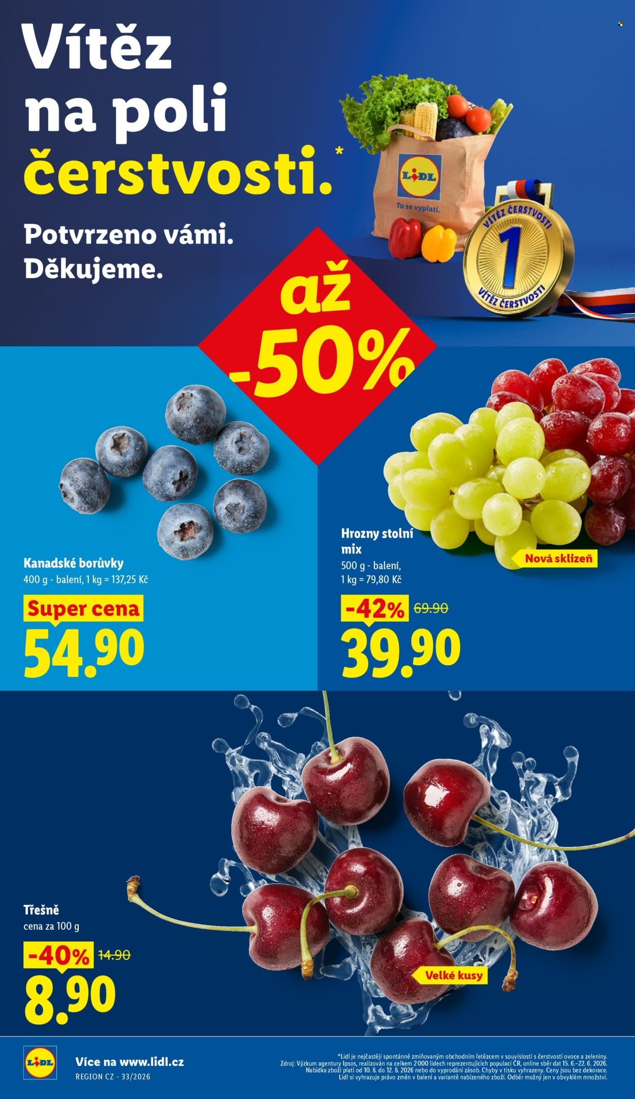 LIDL leták - Od pondělí 10.8.2026