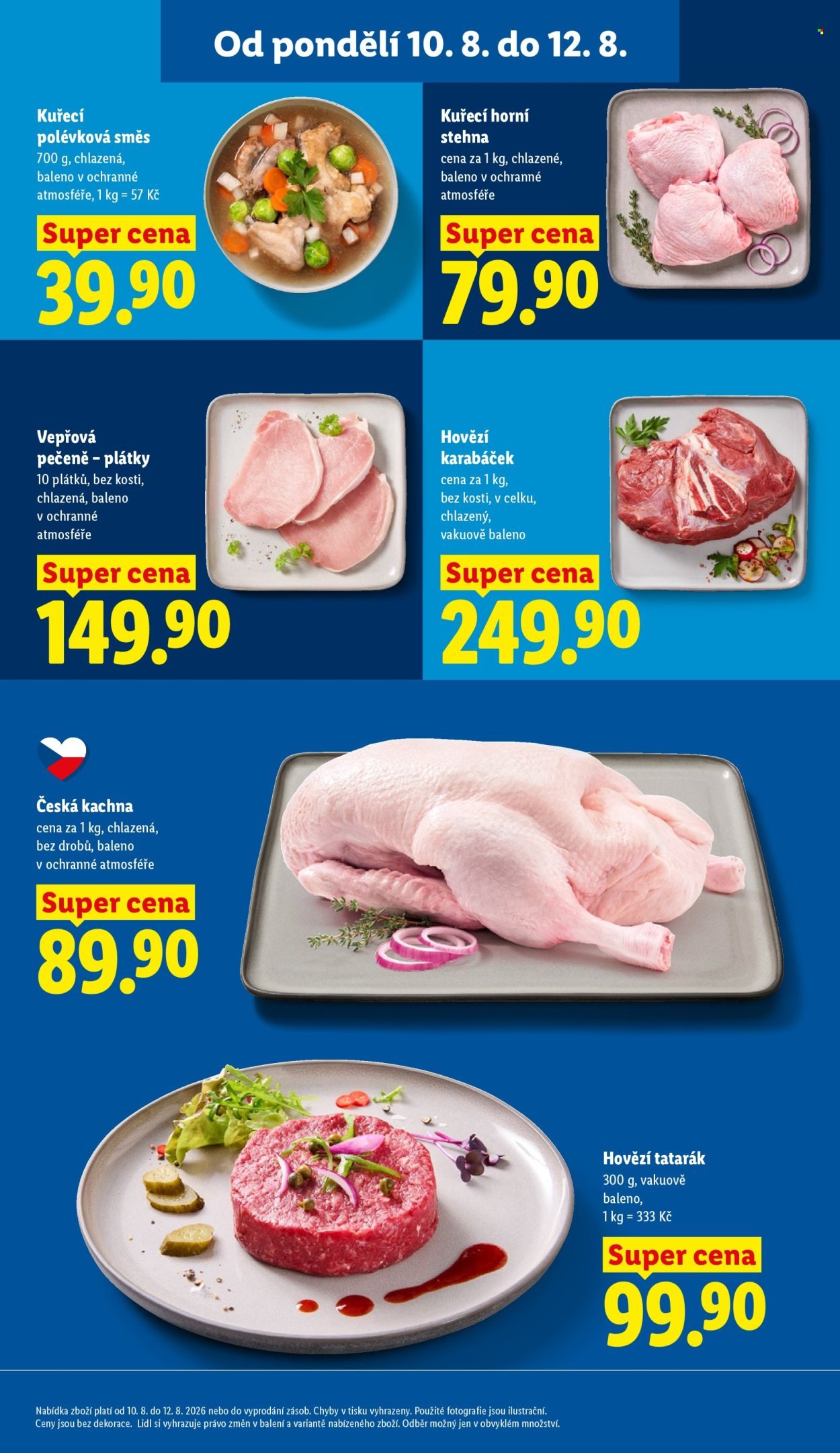 LIDL leták - Od pondělí 10.8.2026