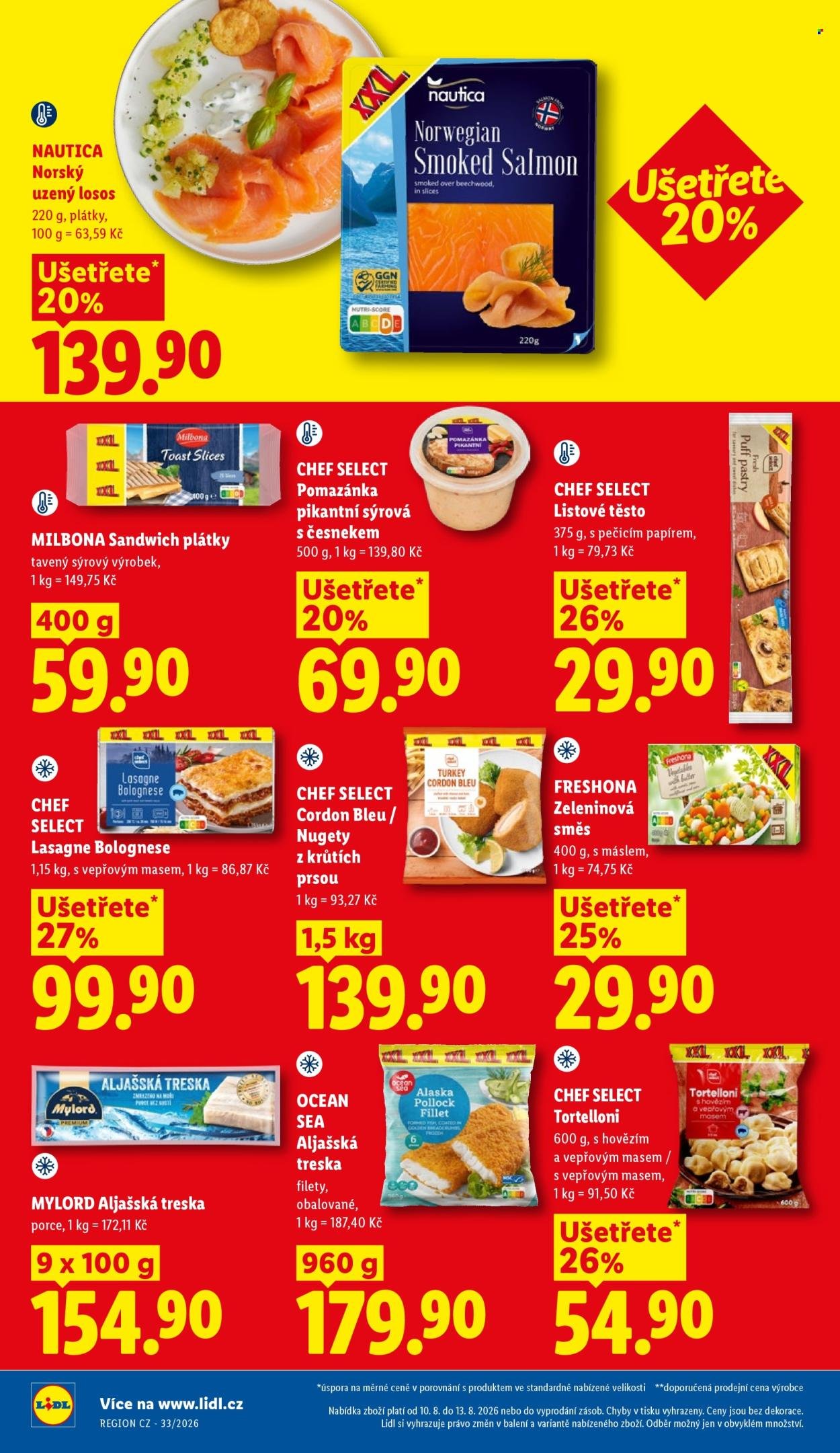 LIDL leták - Od pondělí 10.8.2026