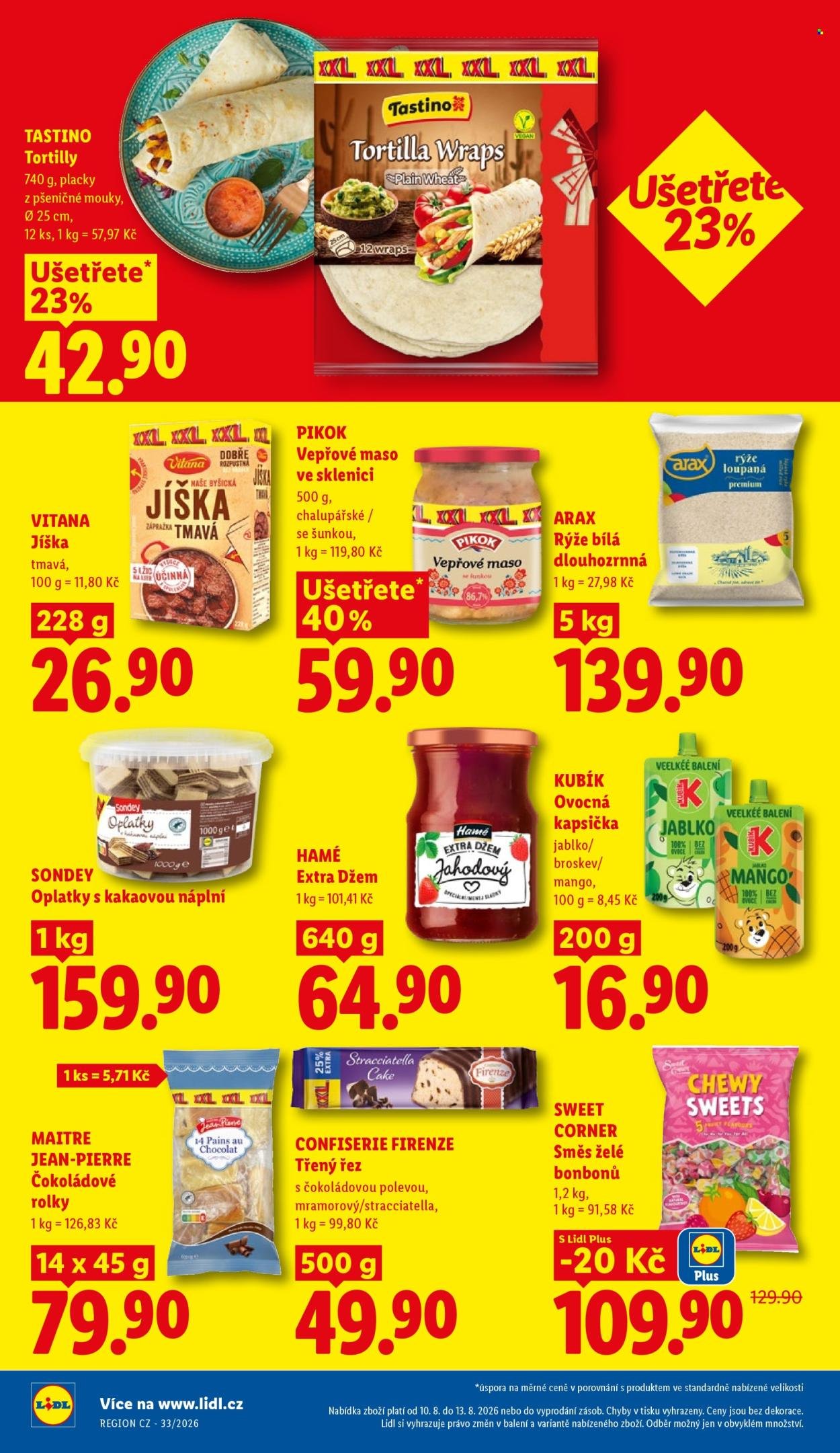LIDL leták - Od pondělí 10.8.2026