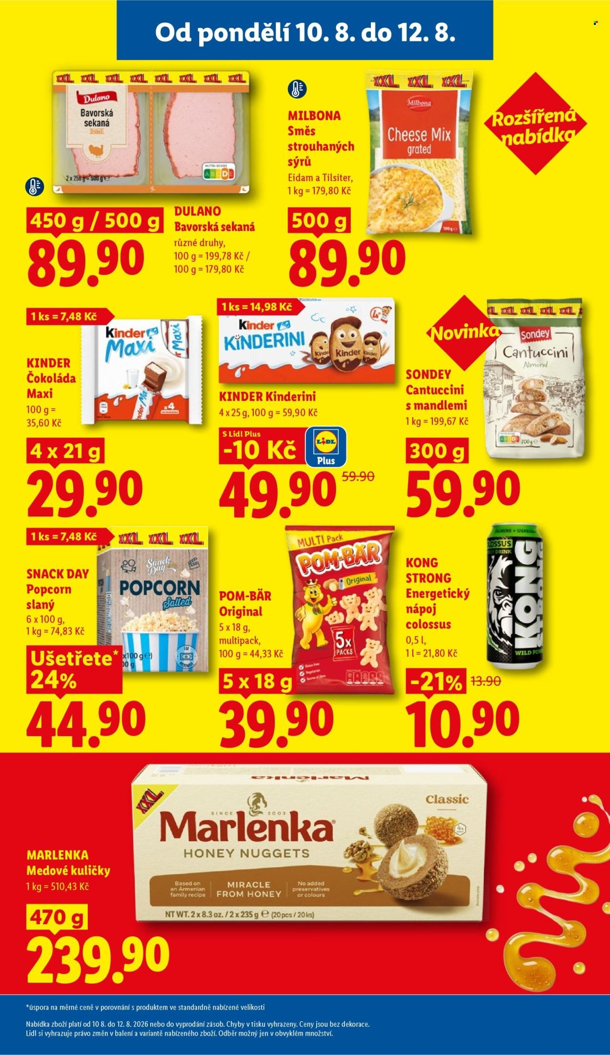 LIDL leták - Od pondělí 10.8.2026