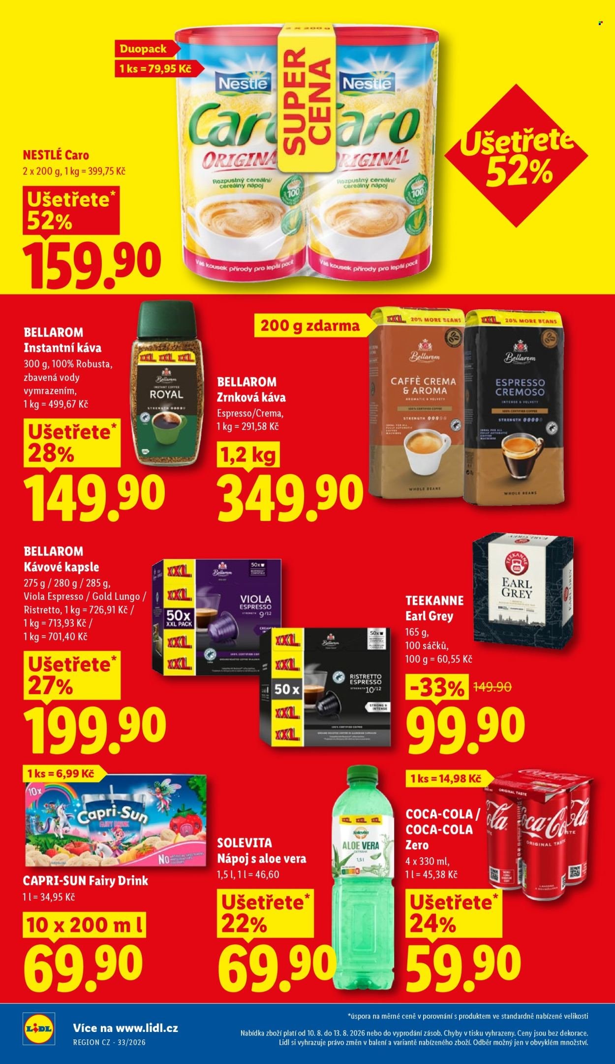 LIDL leták - Od pondělí 10.8.2026