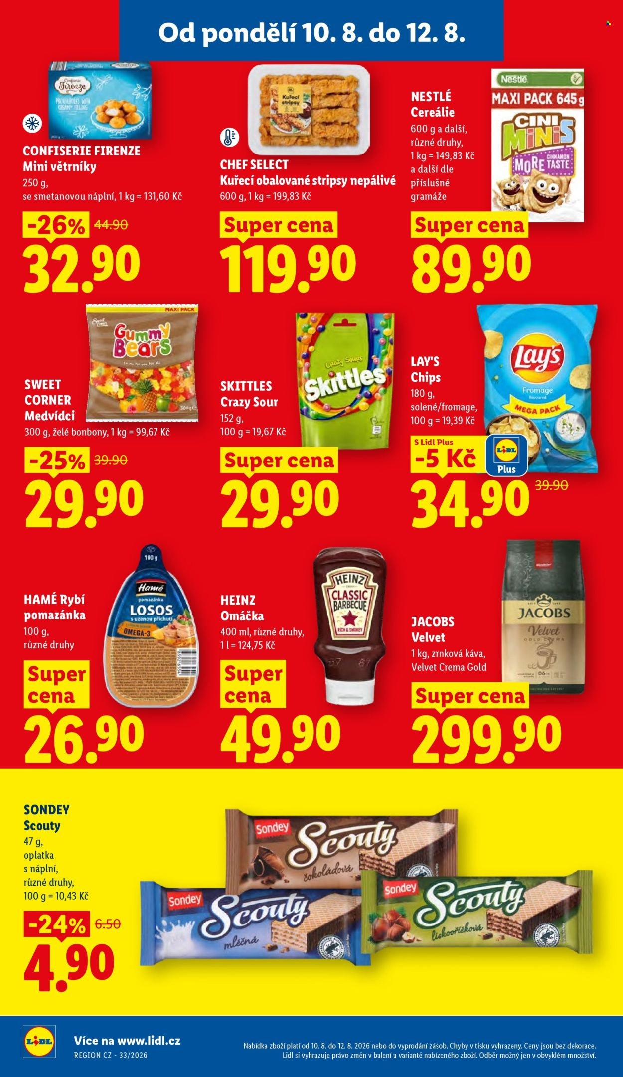 LIDL leták - Od pondělí 10.8.2026