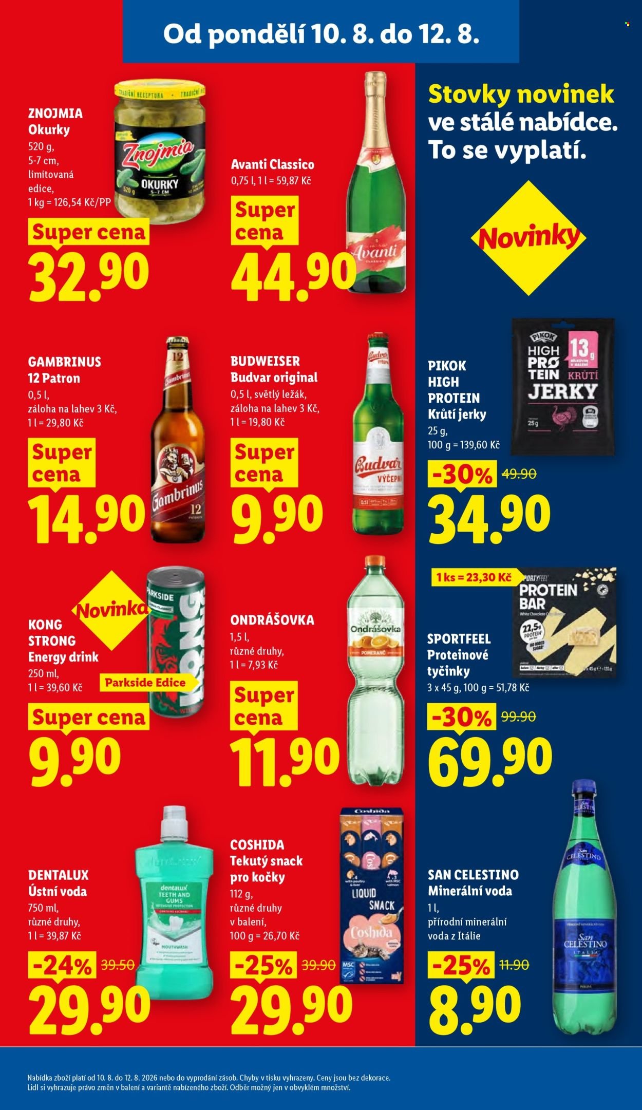 LIDL leták - Od pondělí 10.8.2026