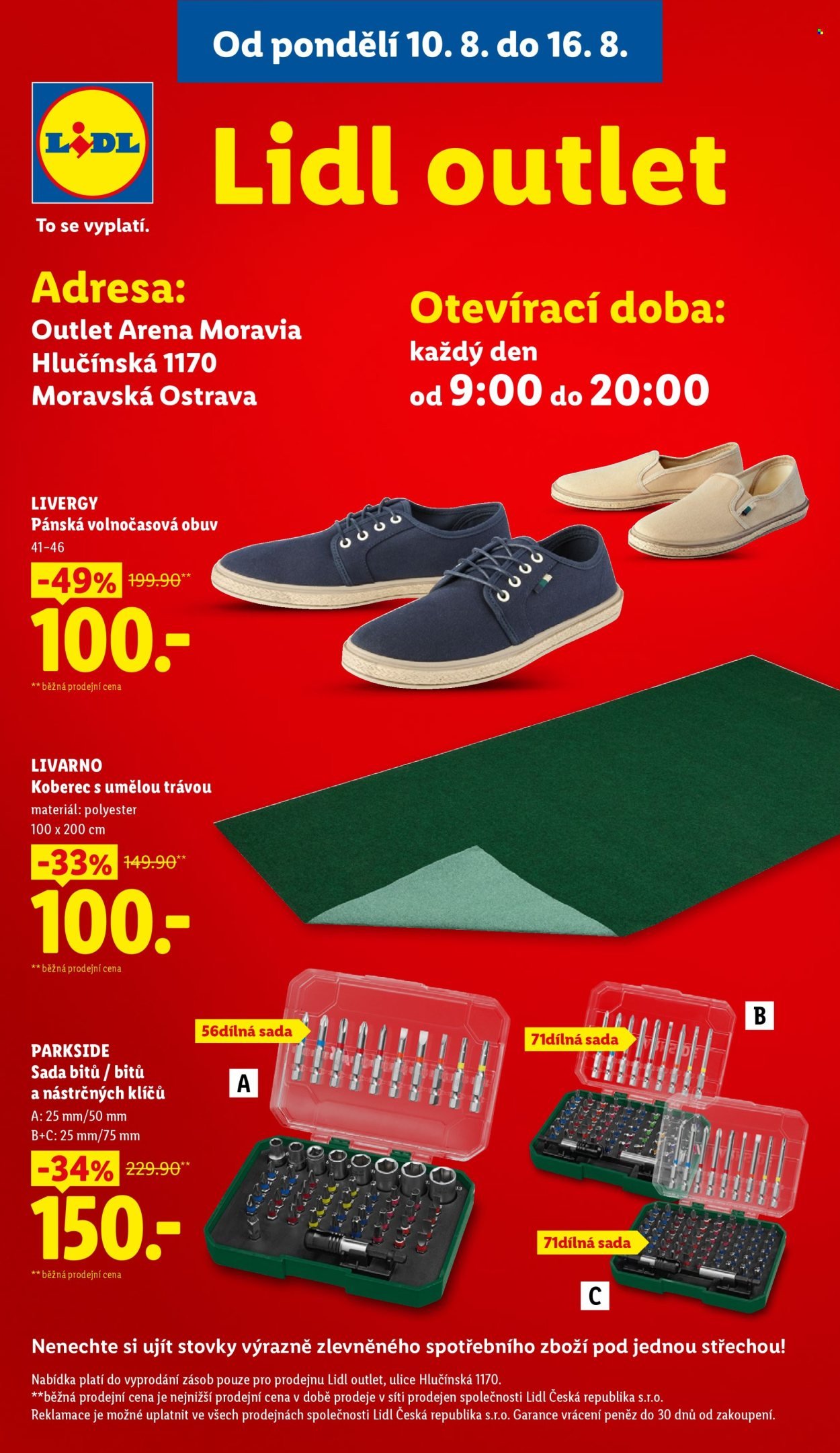 LIDL leták - Od pondělí 10.8.2026