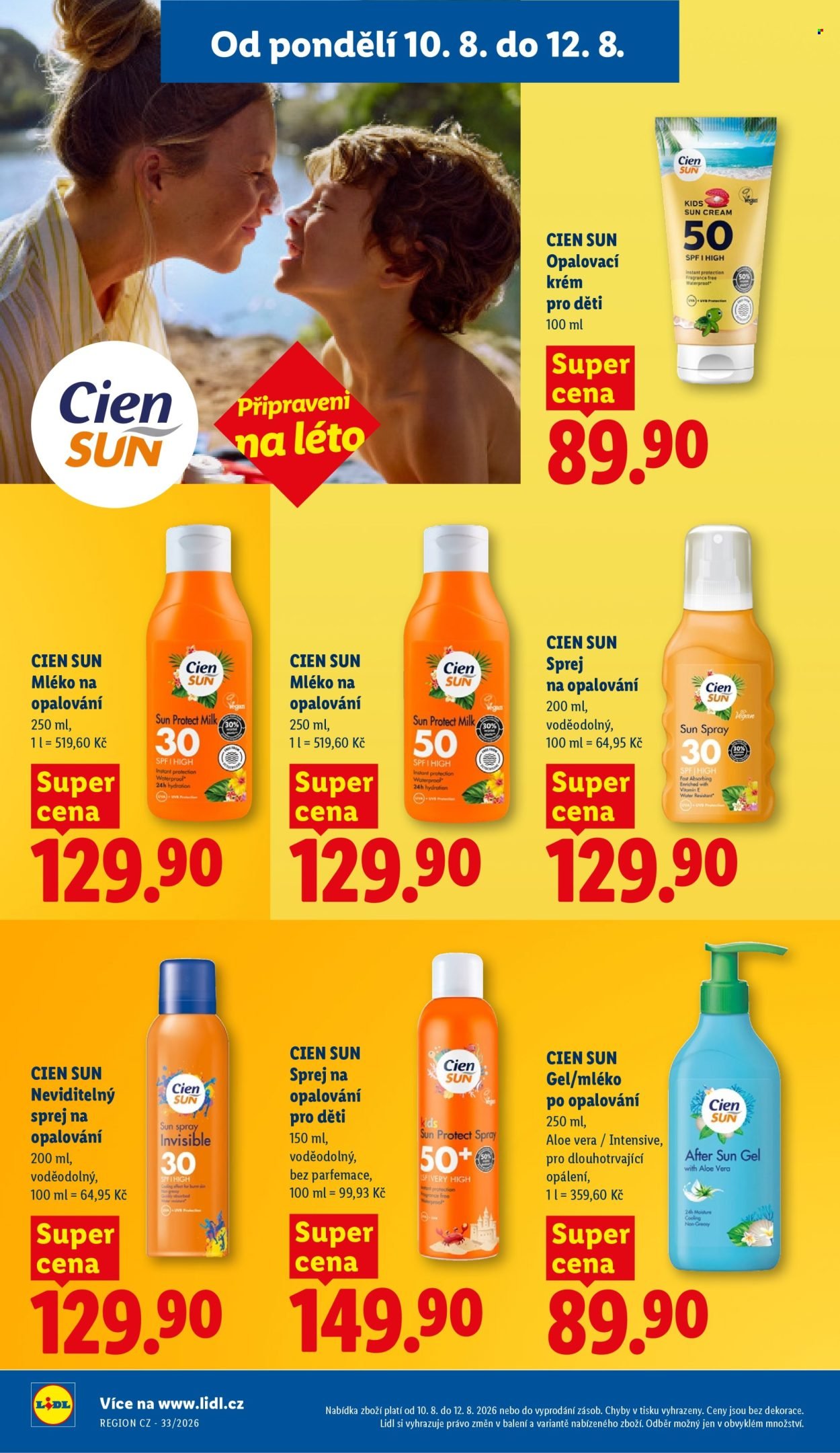 LIDL leták - Od pondělí 10.8.2026