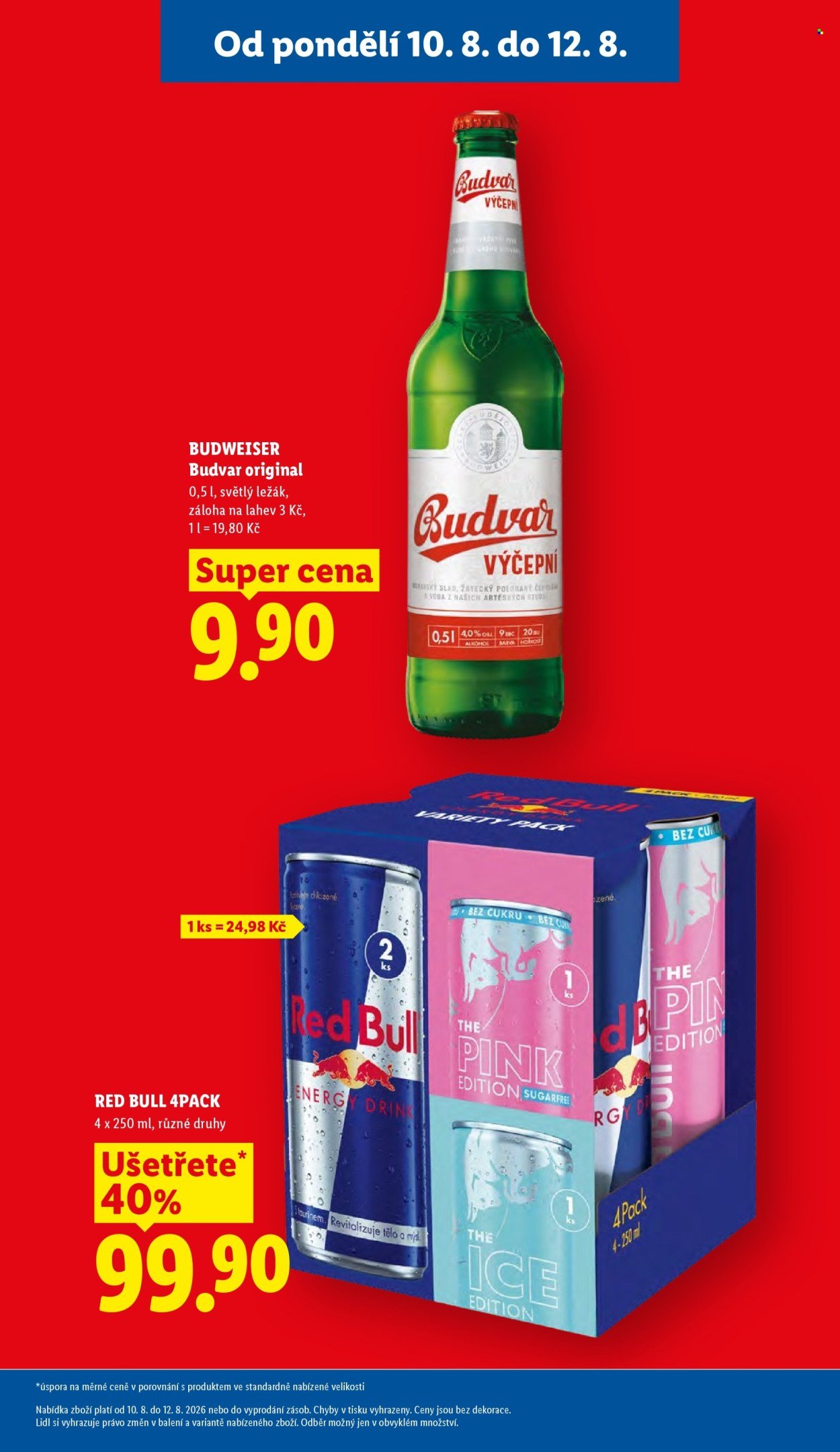 LIDL leták - Od pondělí 10.8.2026