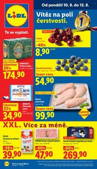LIDL leták - Od pondělí 10.8.2026