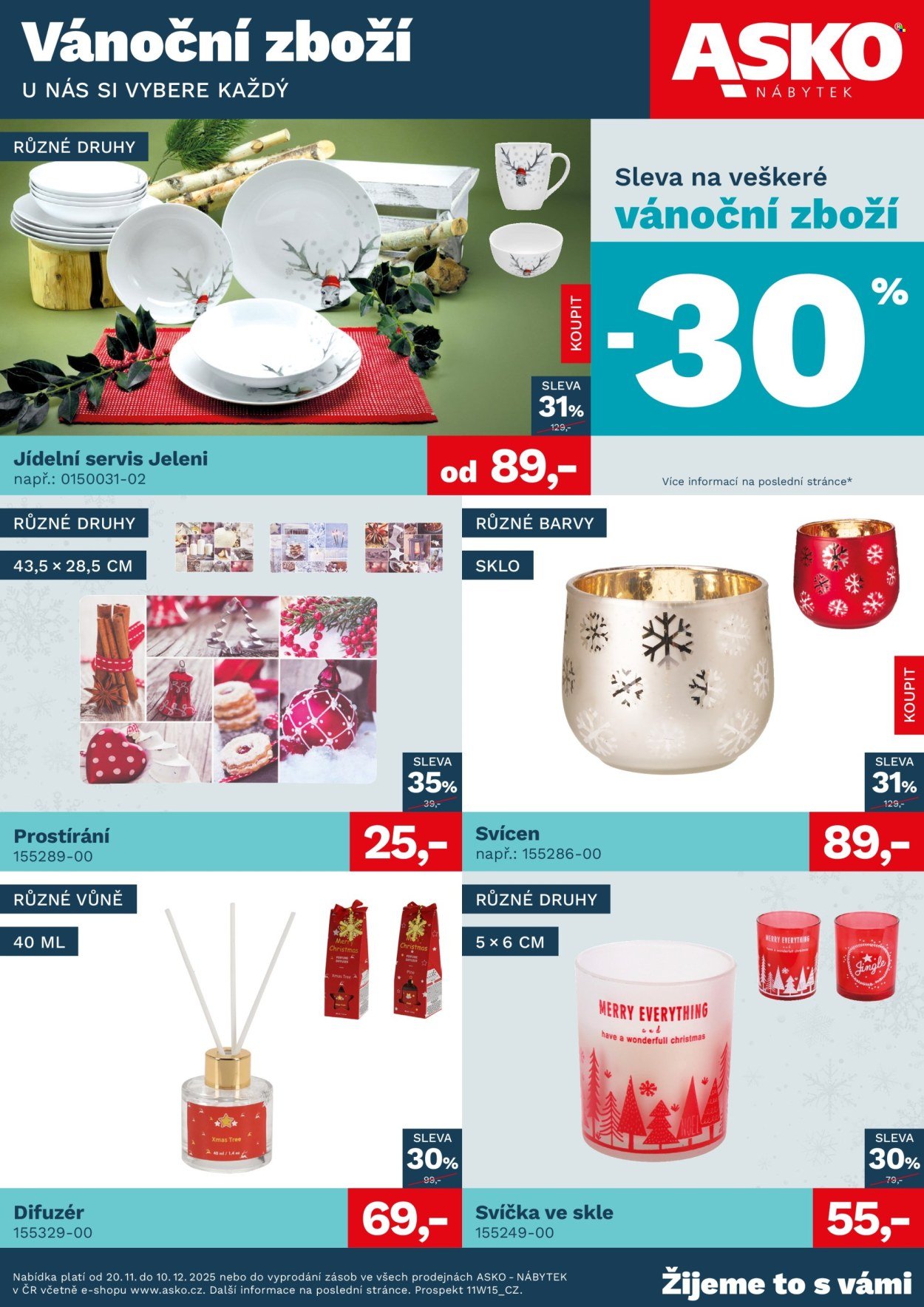 ASKO leták - Vánoční leták (2025-11-20 - 2025-12-10)