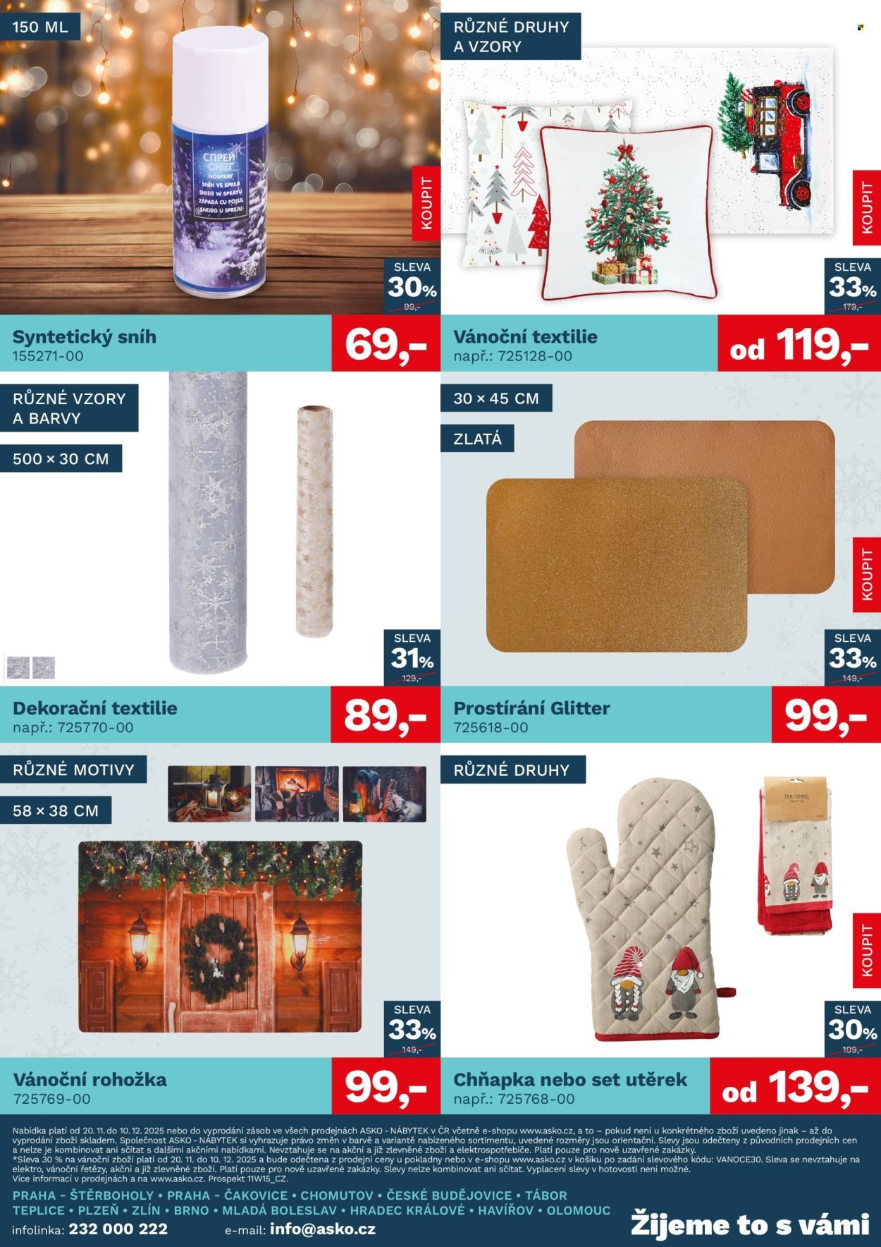 ASKO leták - Vánoční leták (2025-11-20 - 2025-12-10)