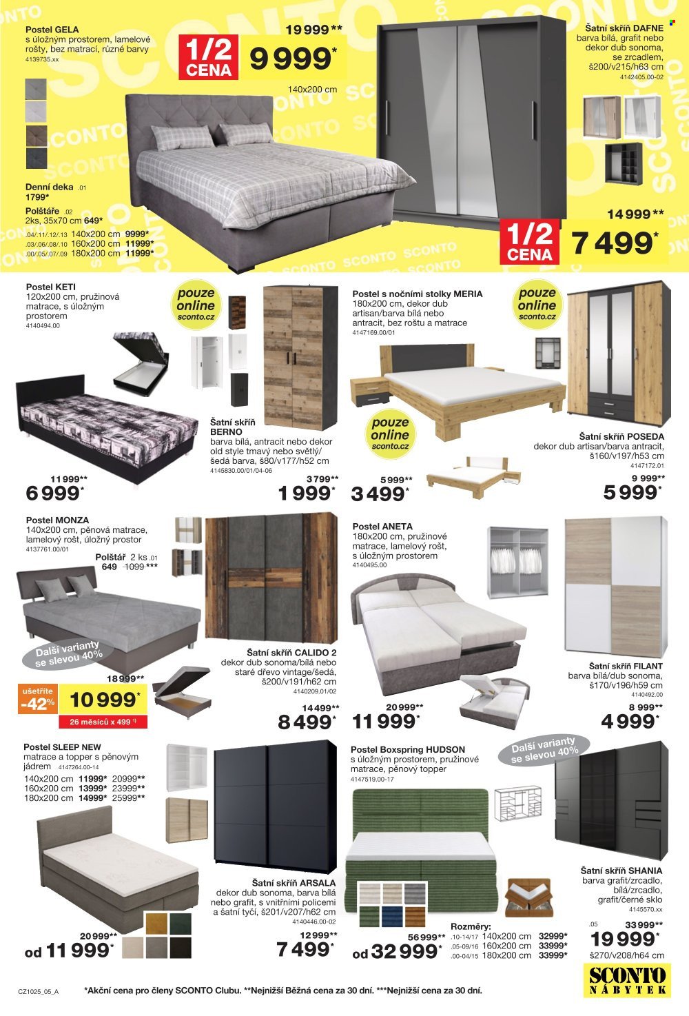 SCONTO NÁBYTEK leták - -40% na dětské pokoje (2025-08-06 - 2025-08-26)