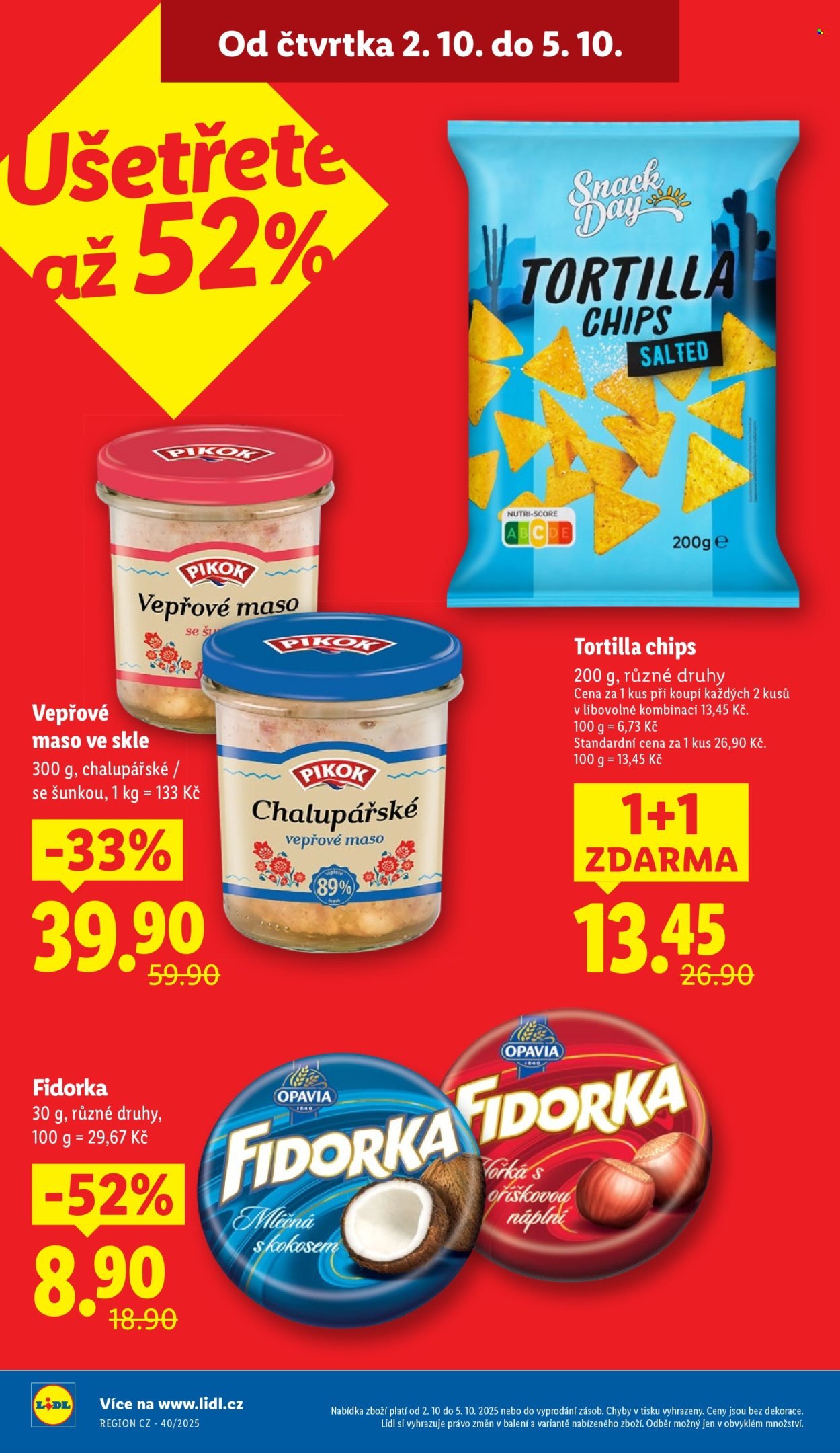 LIDL leták - Od čtvrtka 2.10.2025 (2025-10-02 - 2025-10-05)