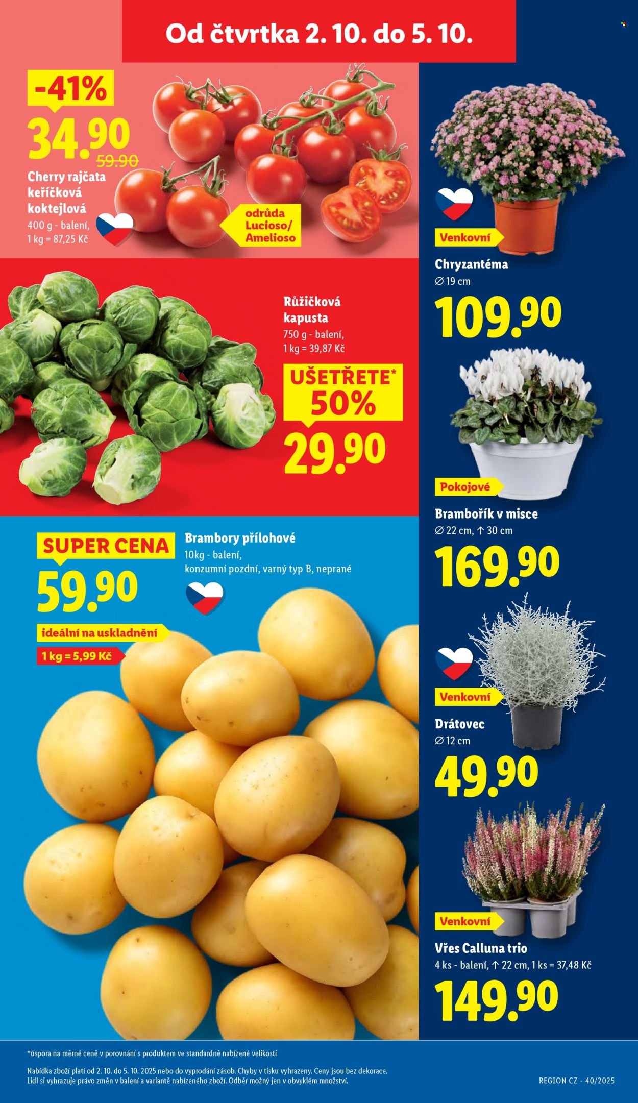 LIDL leták - Od čtvrtka 2.10.2025 (2025-10-02 - 2025-10-05)