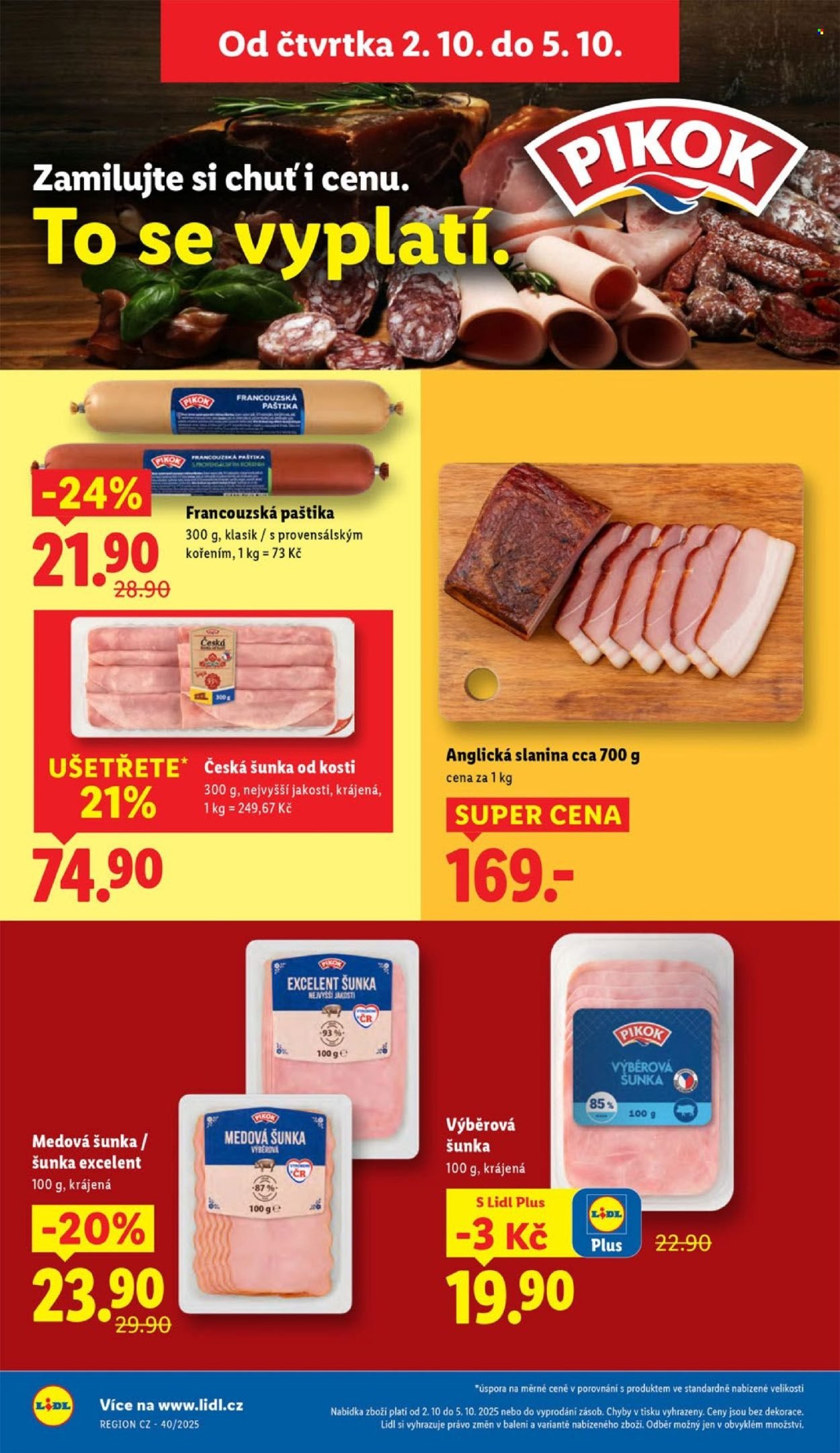 LIDL leták - Od čtvrtka 2.10.2025 (2025-10-02 - 2025-10-05)