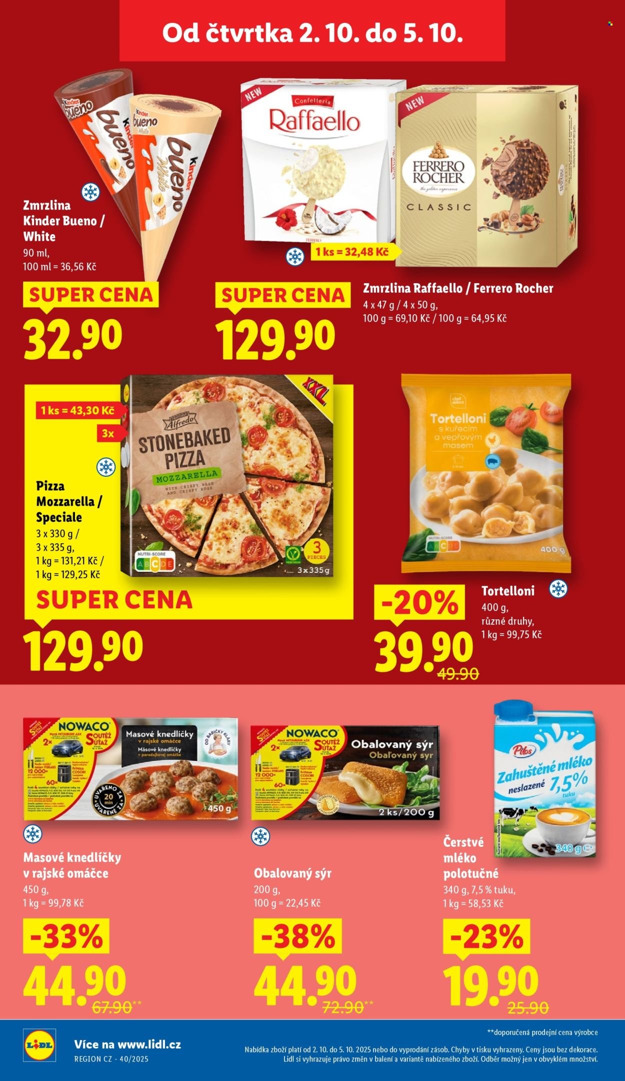 LIDL leták - Od čtvrtka 2.10.2025 (2025-10-02 - 2025-10-05)