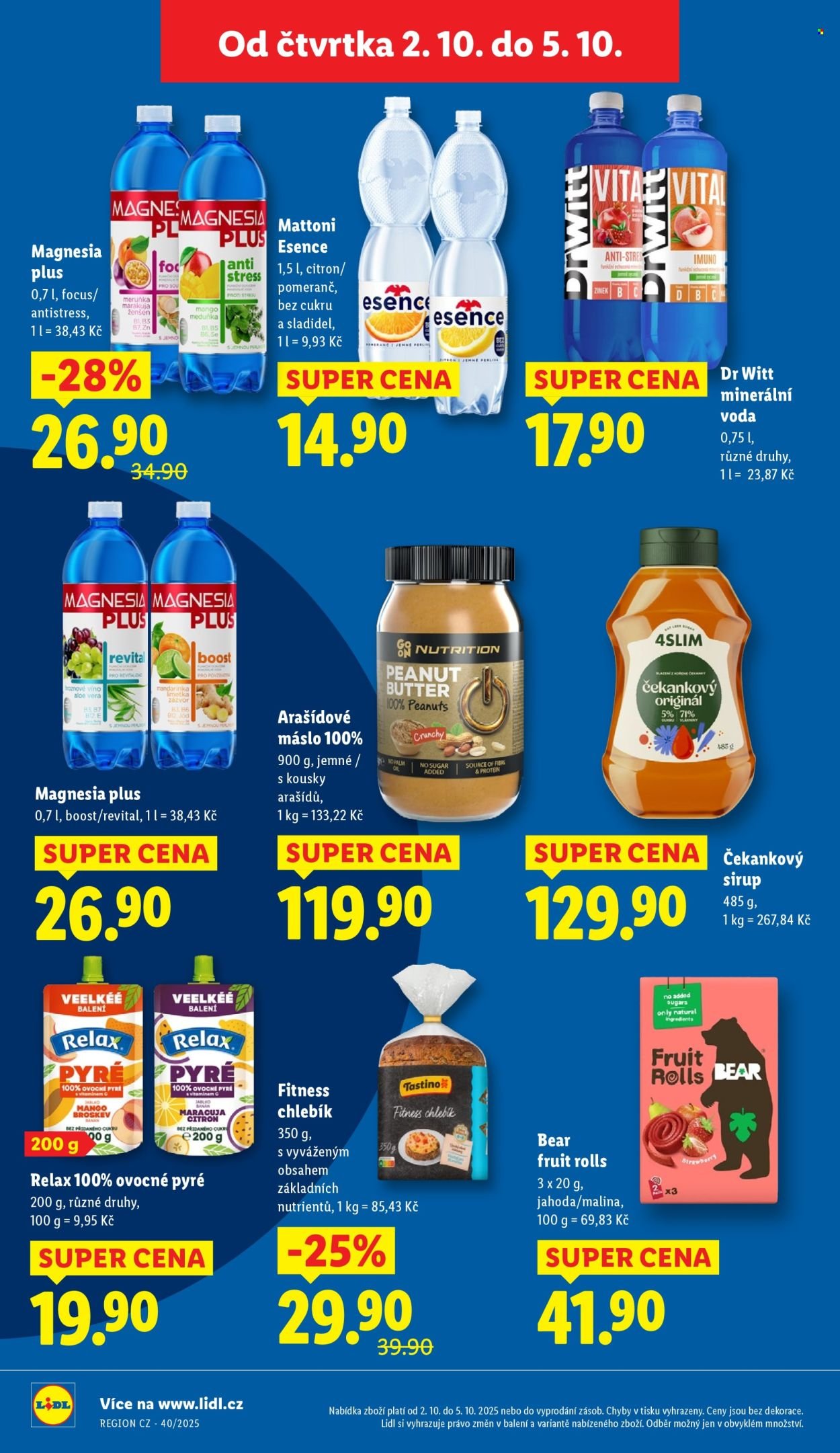 LIDL leták - Od čtvrtka 2.10.2025 (2025-10-02 - 2025-10-05)