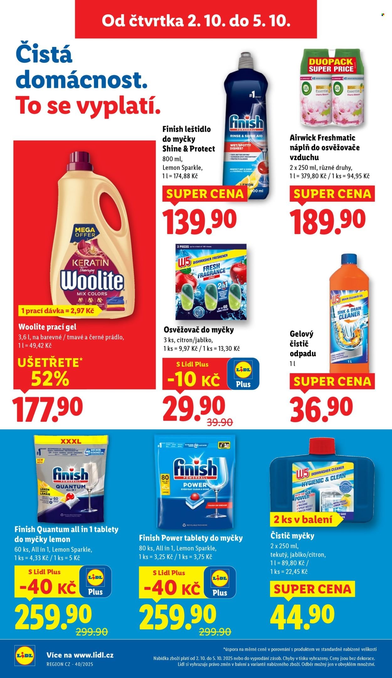 LIDL leták - Od čtvrtka 2.10.2025 (2025-10-02 - 2025-10-05)