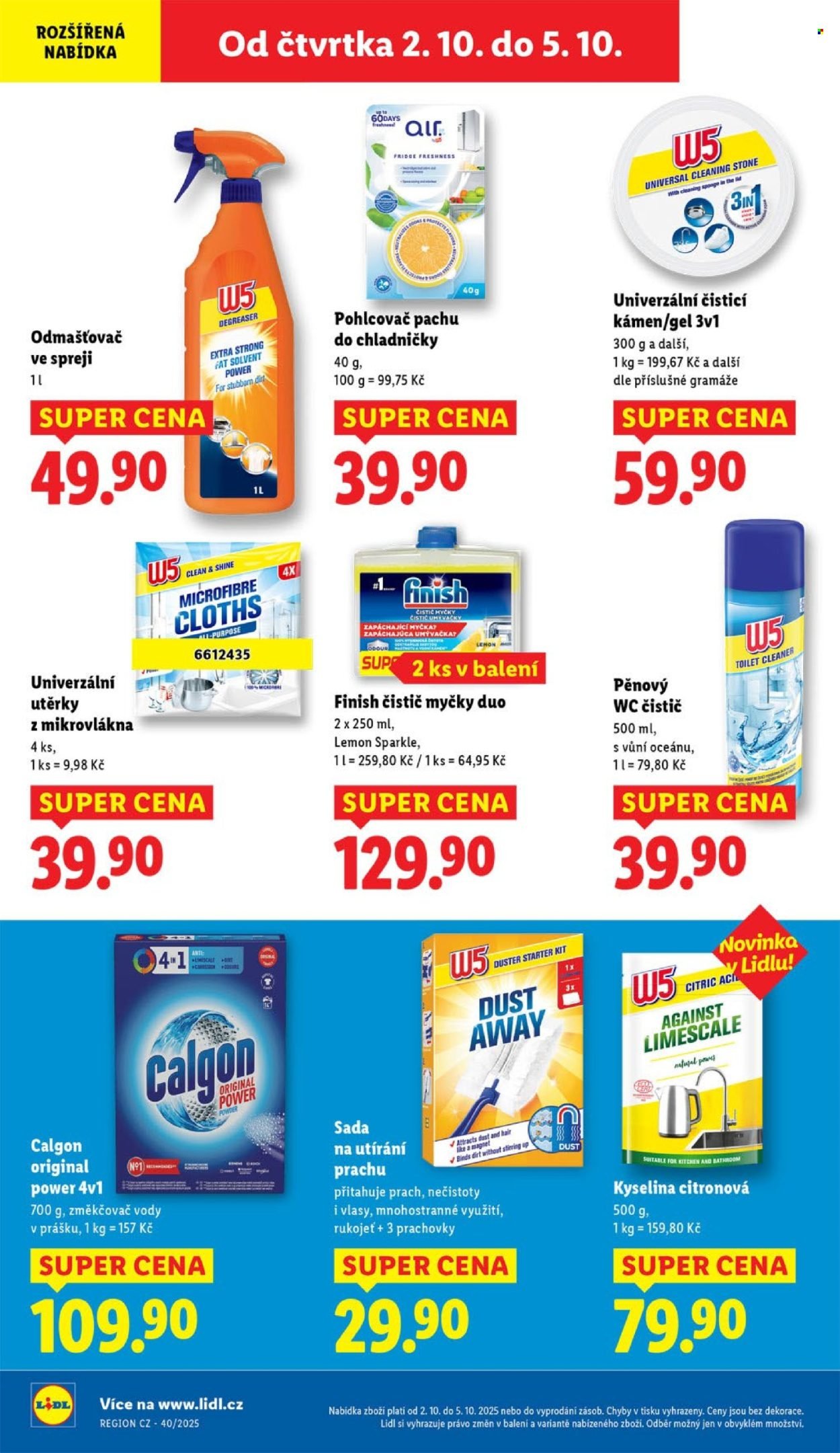 LIDL leták - Od čtvrtka 2.10.2025 (2025-10-02 - 2025-10-05)