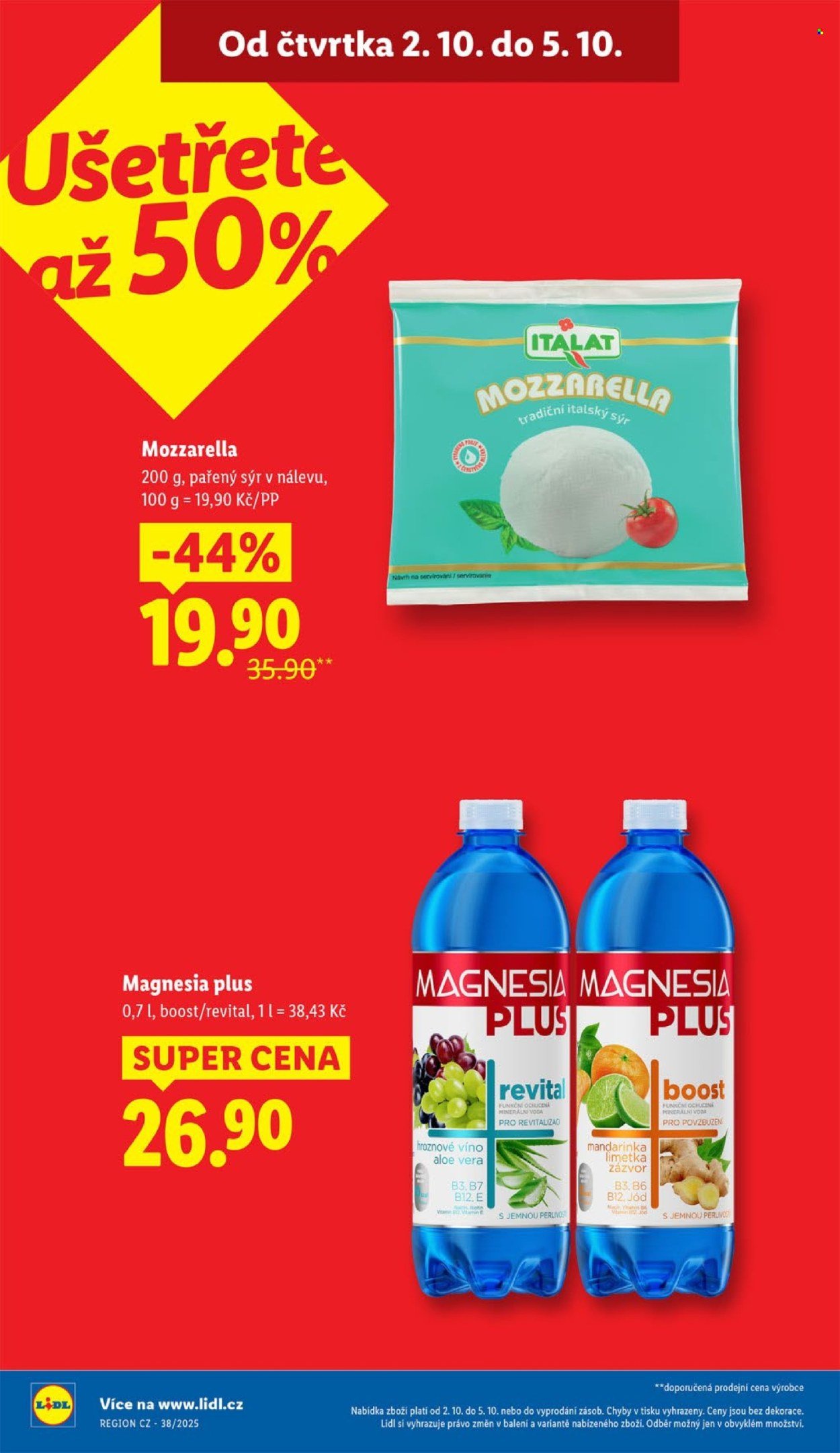 LIDL leták - Od čtvrtka 2.10.2025 (2025-10-02 - 2025-10-05)