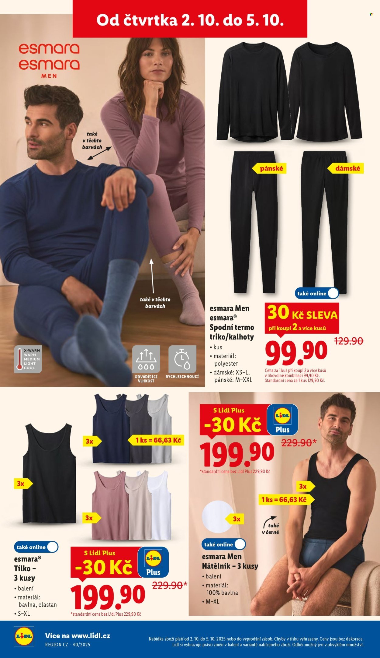 LIDL leták - Od čtvrtka 2.10.2025 (2025-10-02 - 2025-10-05)