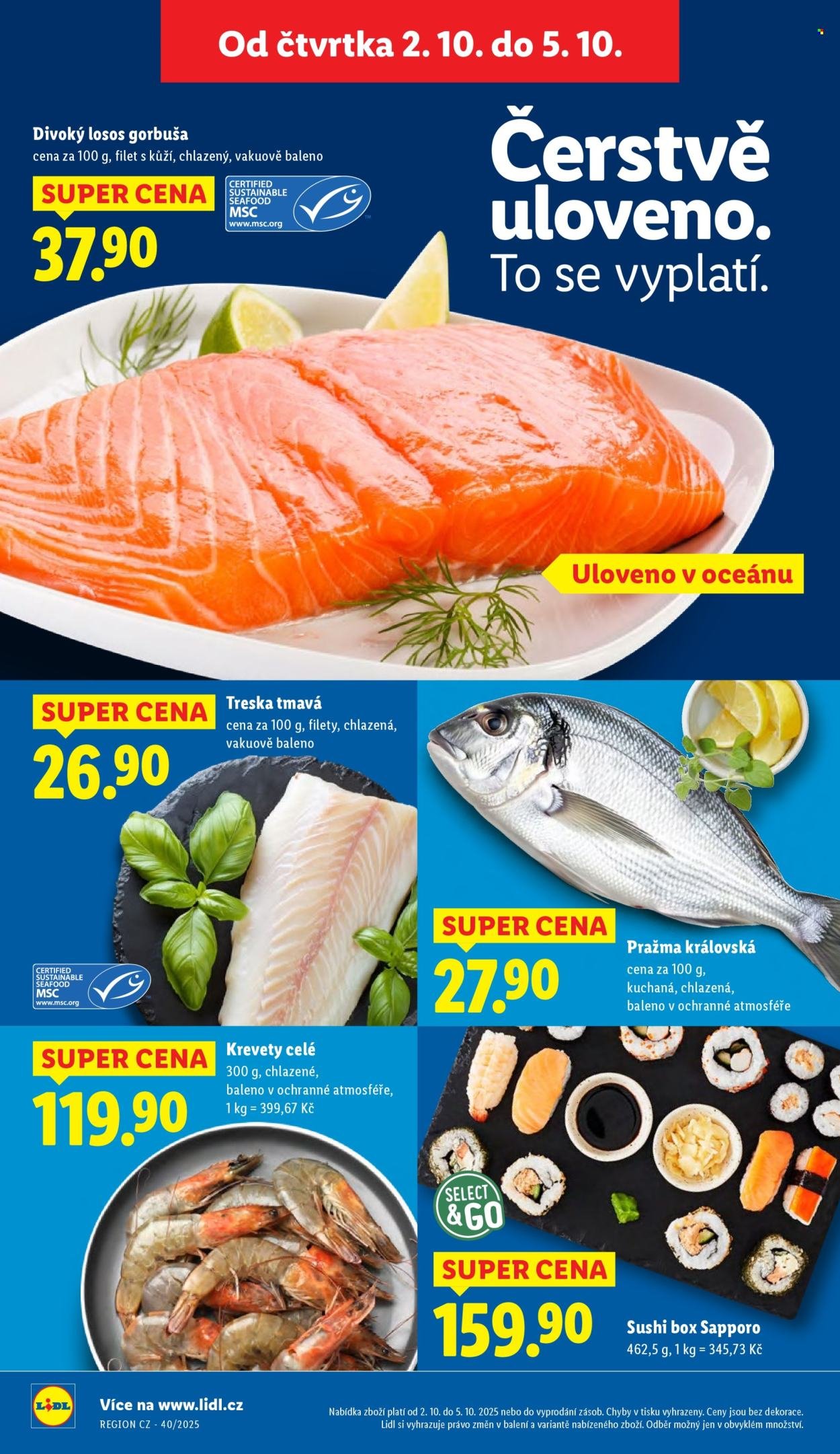 LIDL leták - Od čtvrtka 2.10.2025 (2025-10-02 - 2025-10-05)