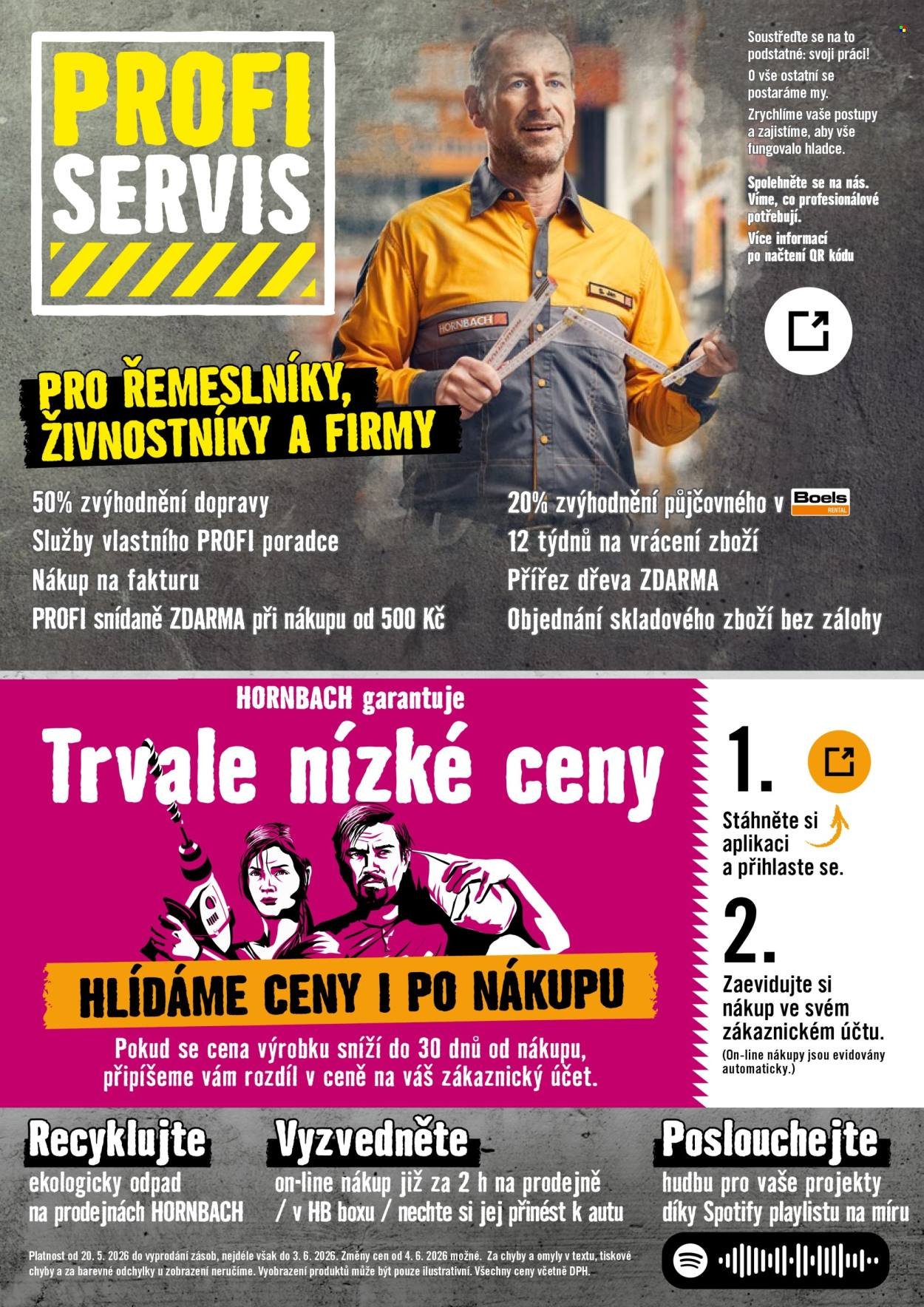HORNBACH leták - Váš další projekt - Drive In (2026-05-20 - 2026-06-03)