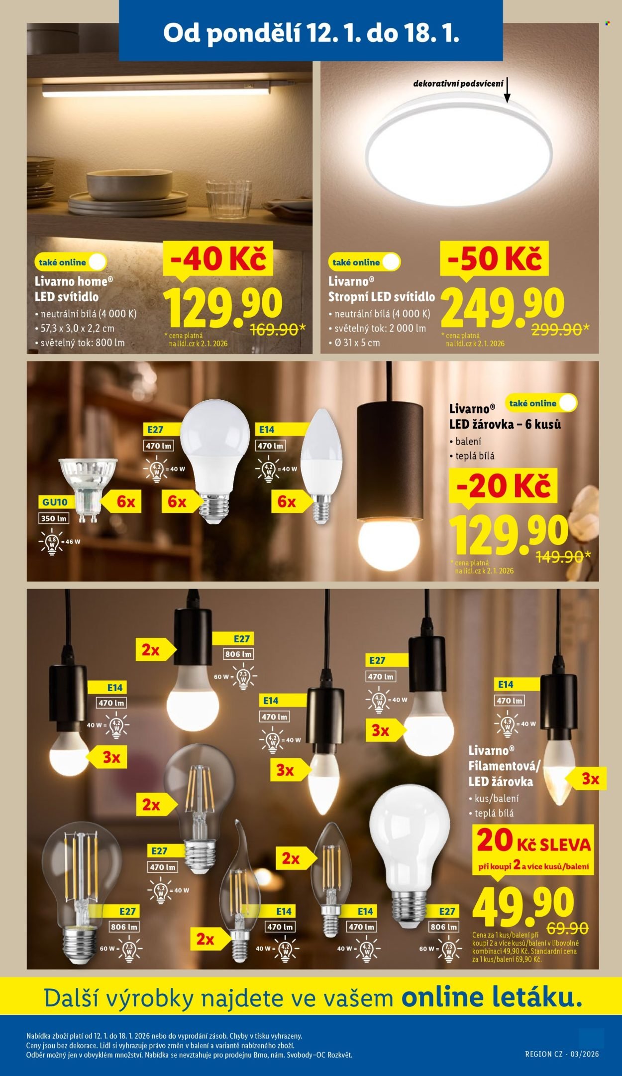 LIDL leták - Spotřební zboží (2026-01-12 - 2026-01-18)