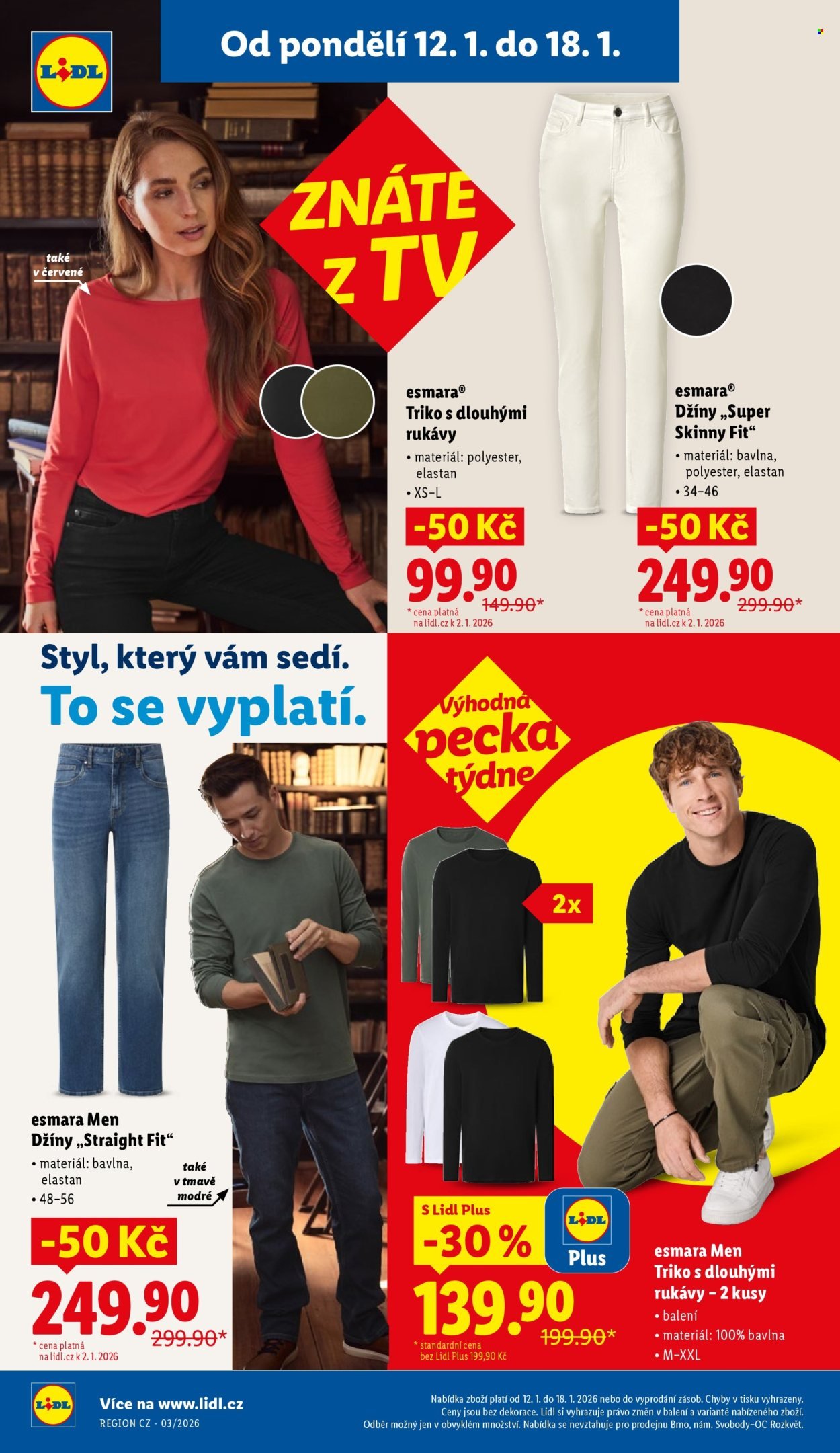 LIDL leták - Spotřební zboží (2026-01-12 - 2026-01-18)