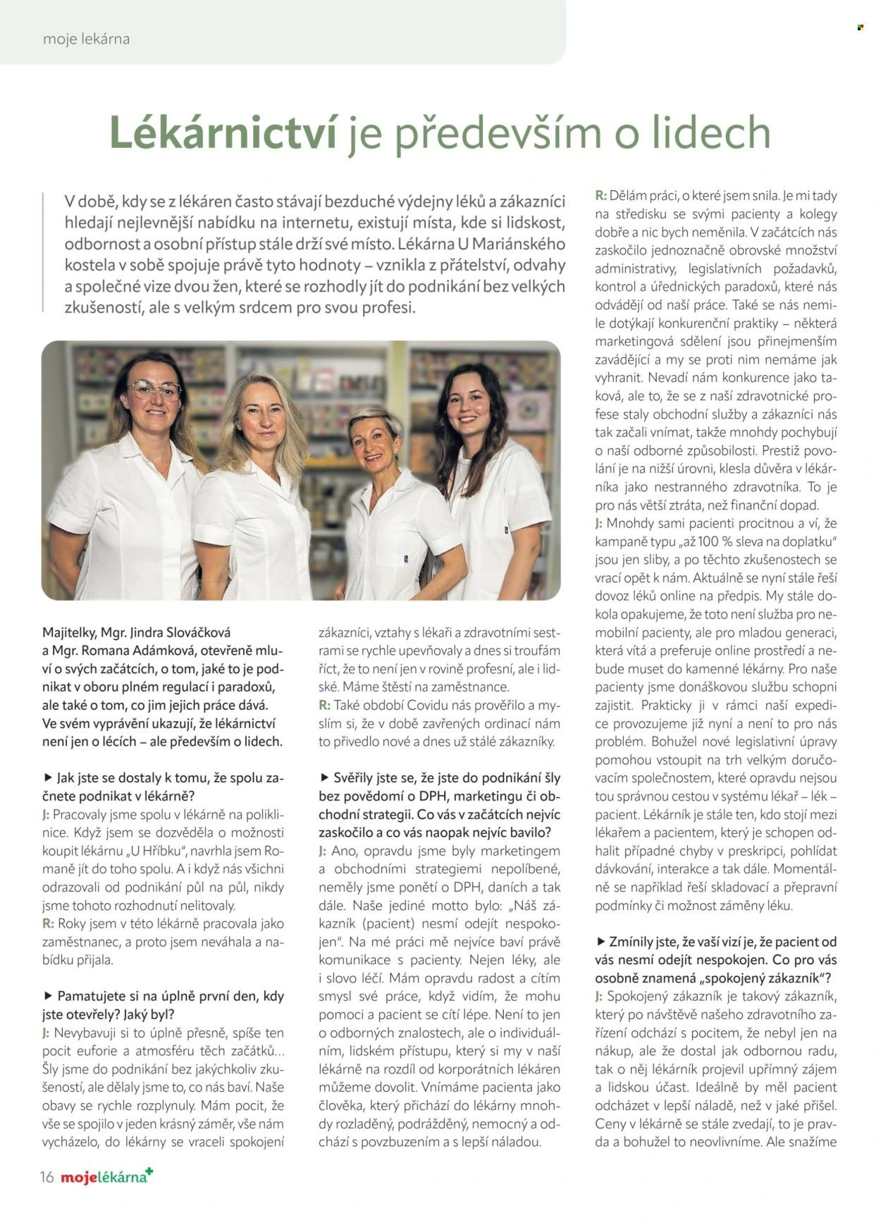 MOJELEKARNA.CZ leták - Listopad/Prosinec (2025-11-01 - 2025-12-31)