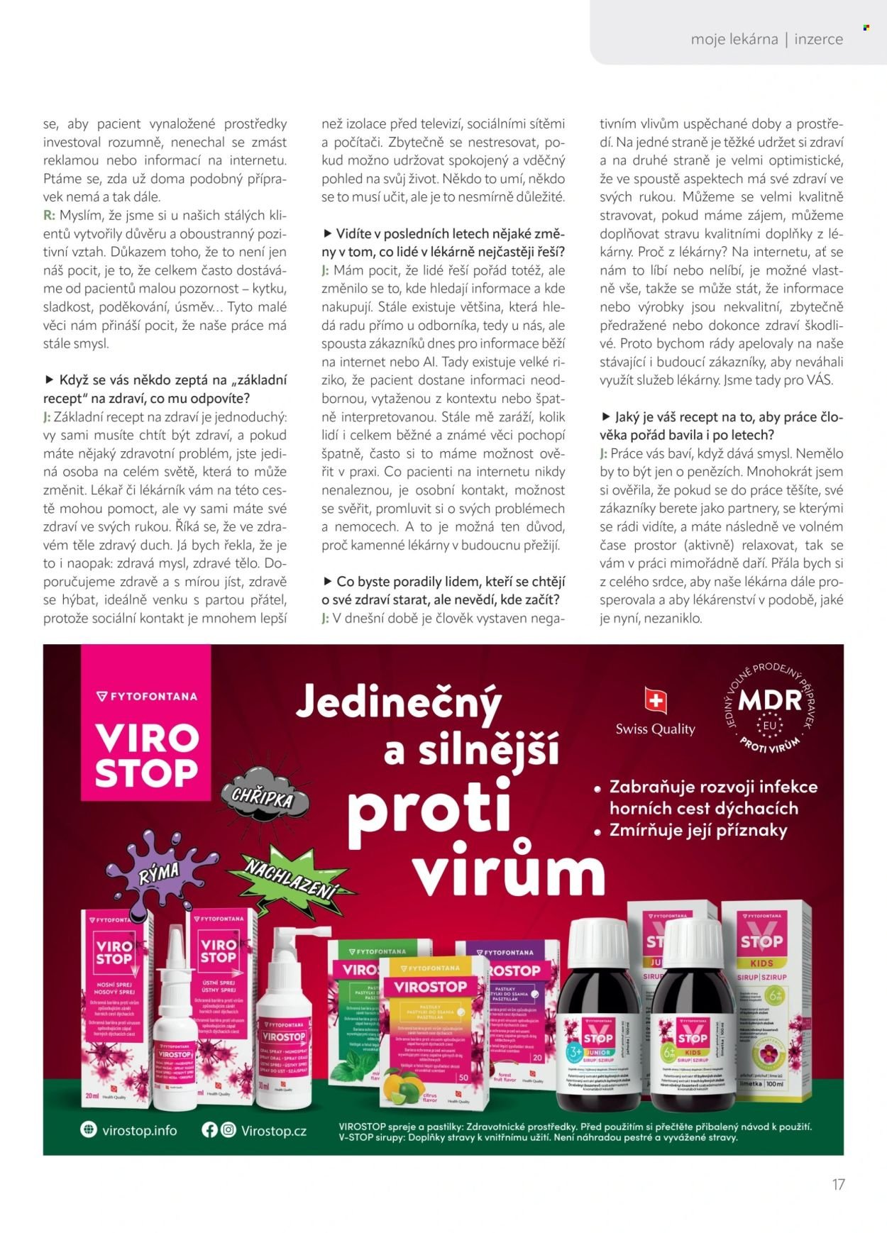 MOJELEKARNA.CZ leták - Listopad/Prosinec (2025-11-01 - 2025-12-31)