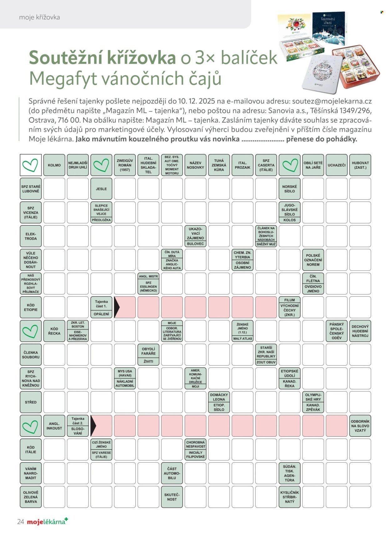 MOJELEKARNA.CZ leták - Listopad/Prosinec (2025-11-01 - 2025-12-31)