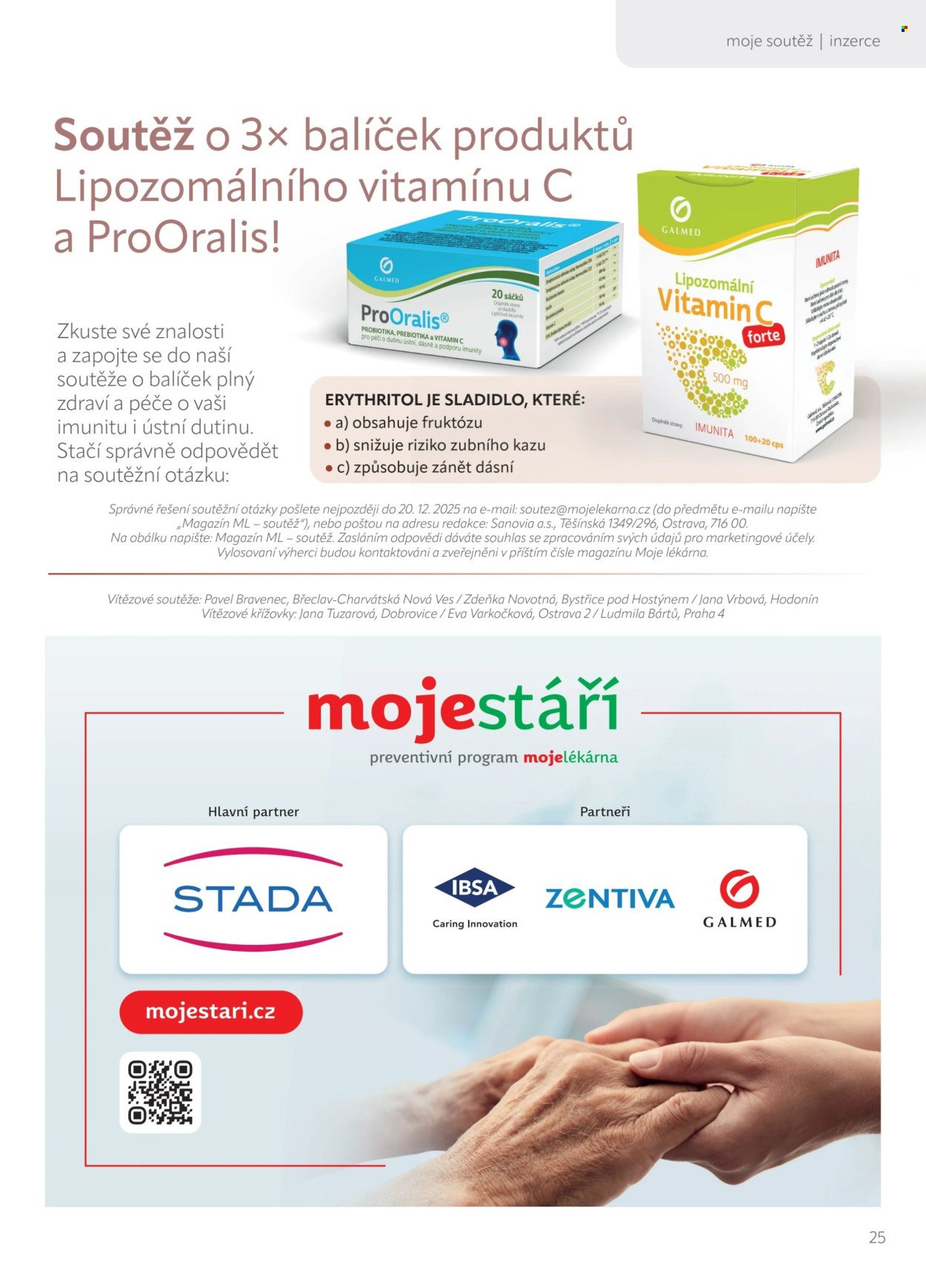 MOJELEKARNA.CZ leták - Listopad/Prosinec (2025-11-01 - 2025-12-31)