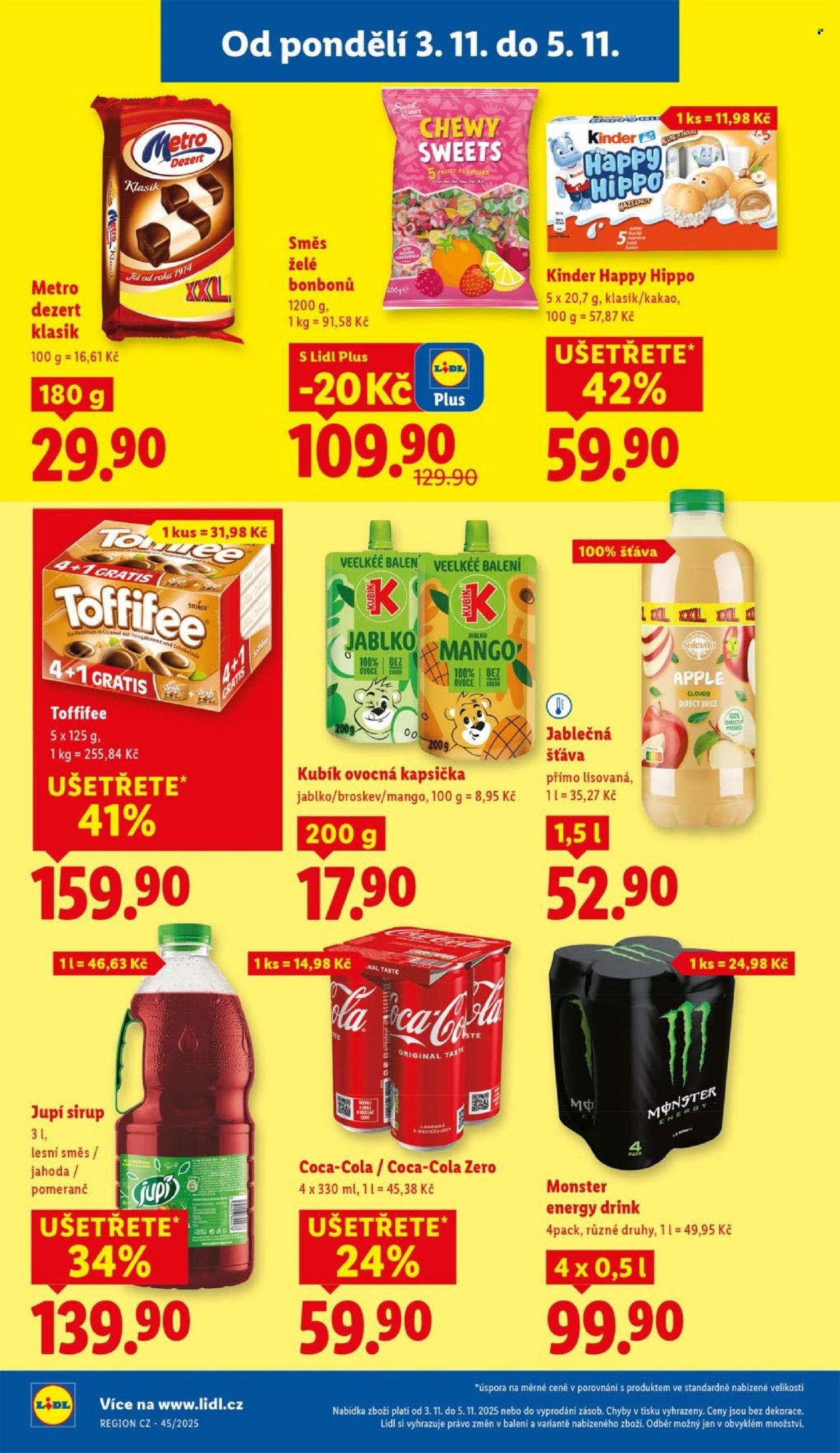 LIDL leták - Od pondělí 3.11.2025 (2025-11-03 - 2025-11-05)