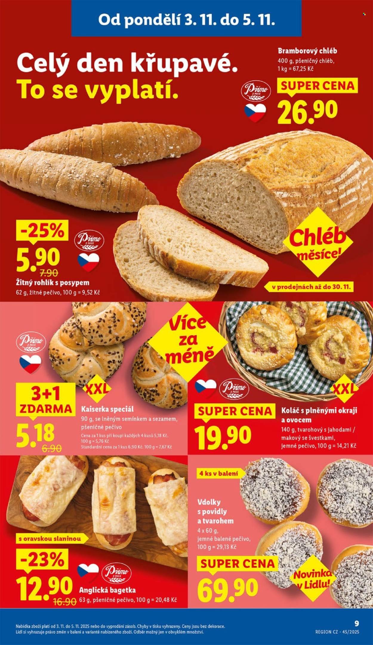 LIDL leták - Od pondělí 3.11.2025 (2025-11-03 - 2025-11-05)