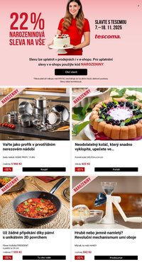 TESCOMA leták - 22% narozeninová sleva na vše (2025-11-07 - 2025-11-18)