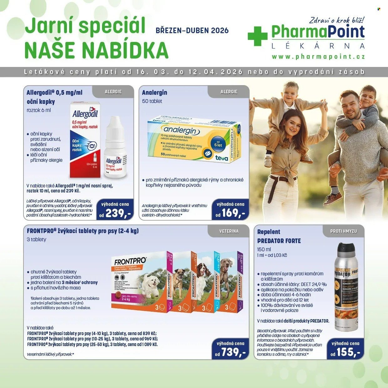 PHARMAPOINT leták - Jarní speciál (2026-03-16 - 2026-04-12)