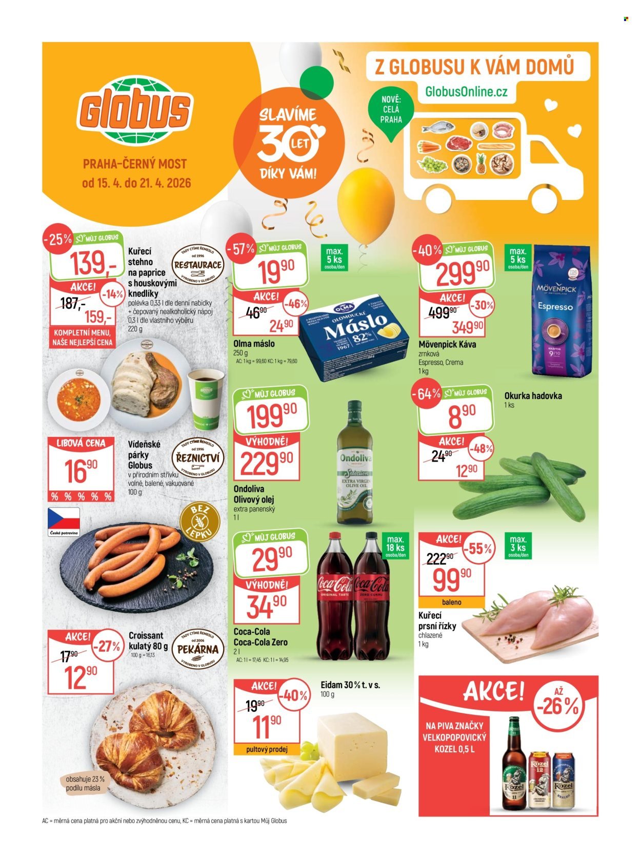 GLOBUS leták - Od středy 15.4.2026 (2026-04-15 - 2026-04-21)