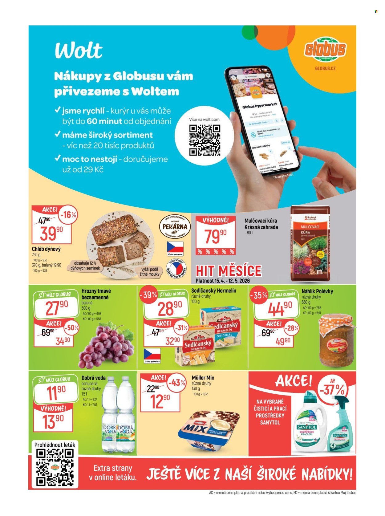 GLOBUS leták - Od středy 15.4.2026 (2026-04-15 - 2026-04-21)