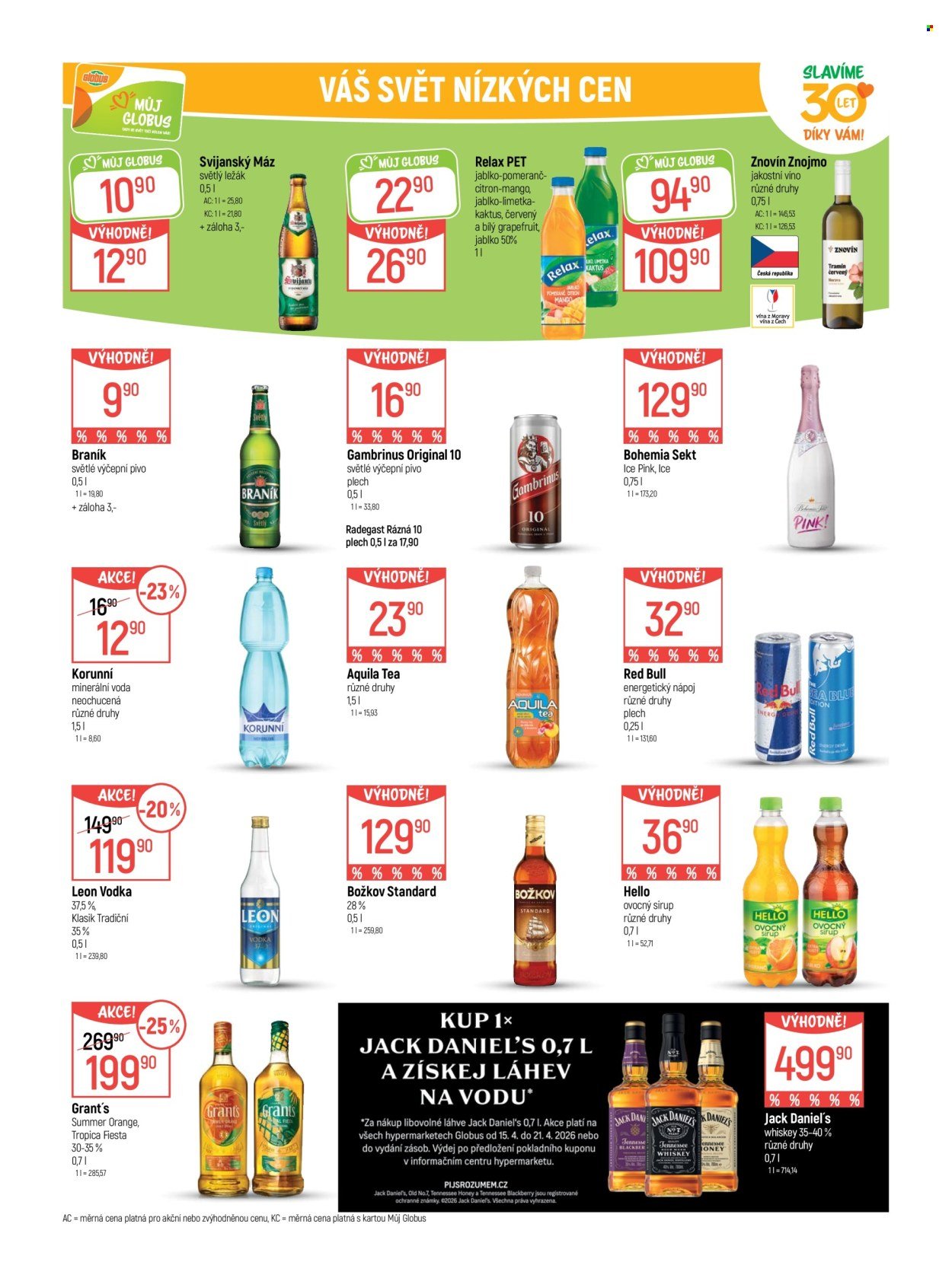 GLOBUS leták - Od středy 15.4.2026 (2026-04-15 - 2026-04-21)