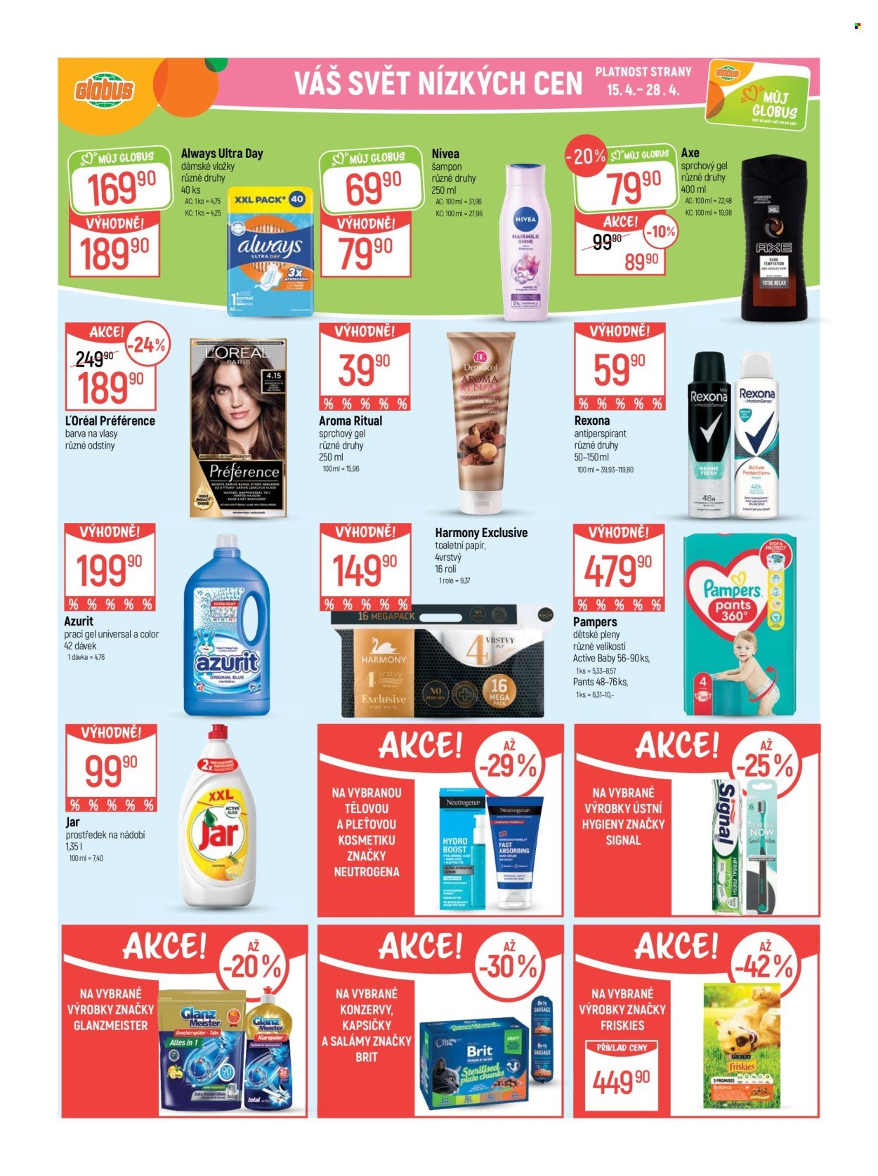 GLOBUS leták - Od středy 15.4.2026 (2026-04-15 - 2026-04-21)