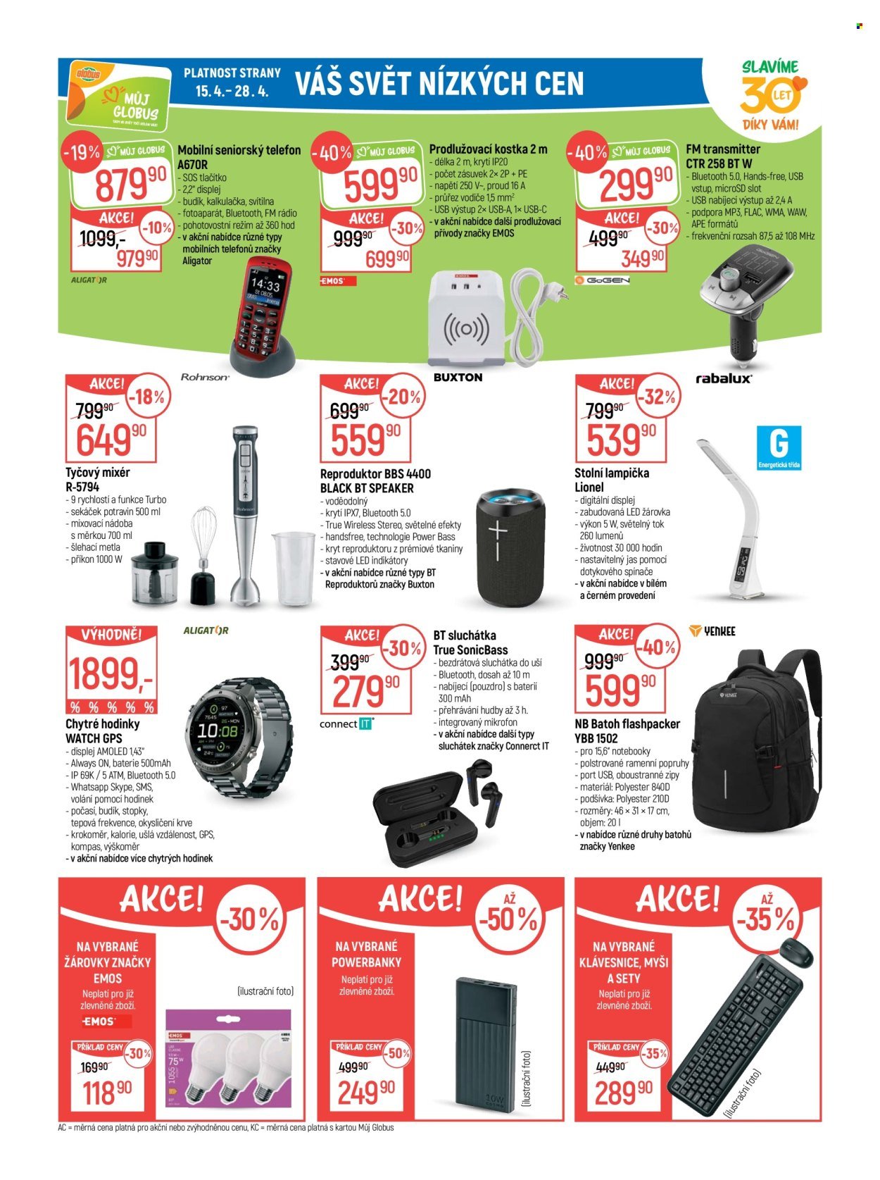 GLOBUS leták - Od středy 15.4.2026 (2026-04-15 - 2026-04-21)