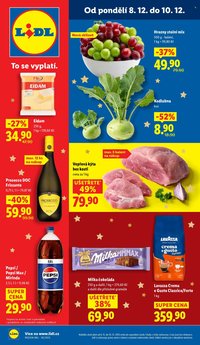 LIDL leták - Od pondělí 8.12.2025 (2025-12-08 - 2025-12-10)