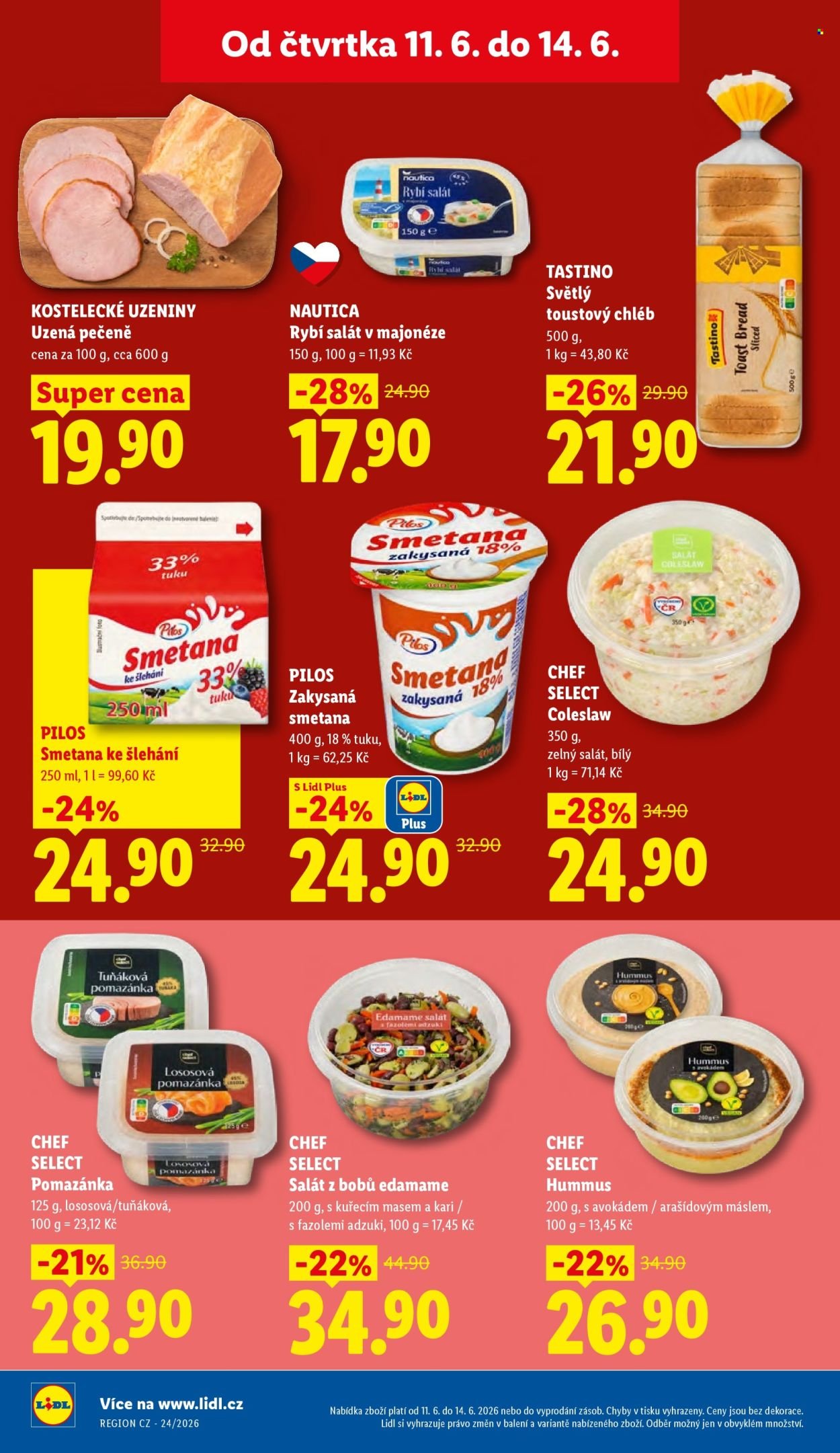 LIDL leták - Od čtvrtka 11.6.2026