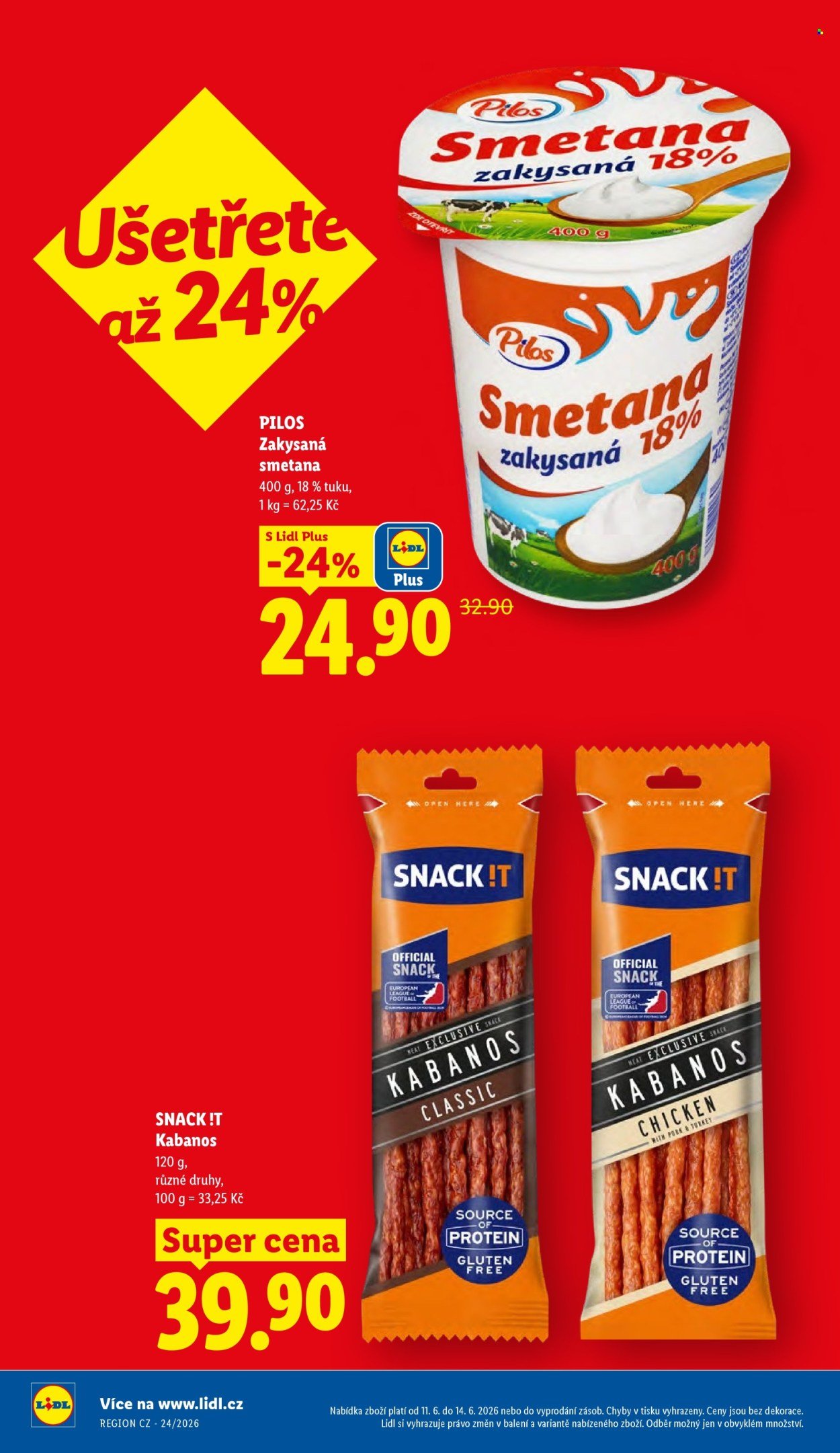 LIDL leták - Od čtvrtka 11.6.2026