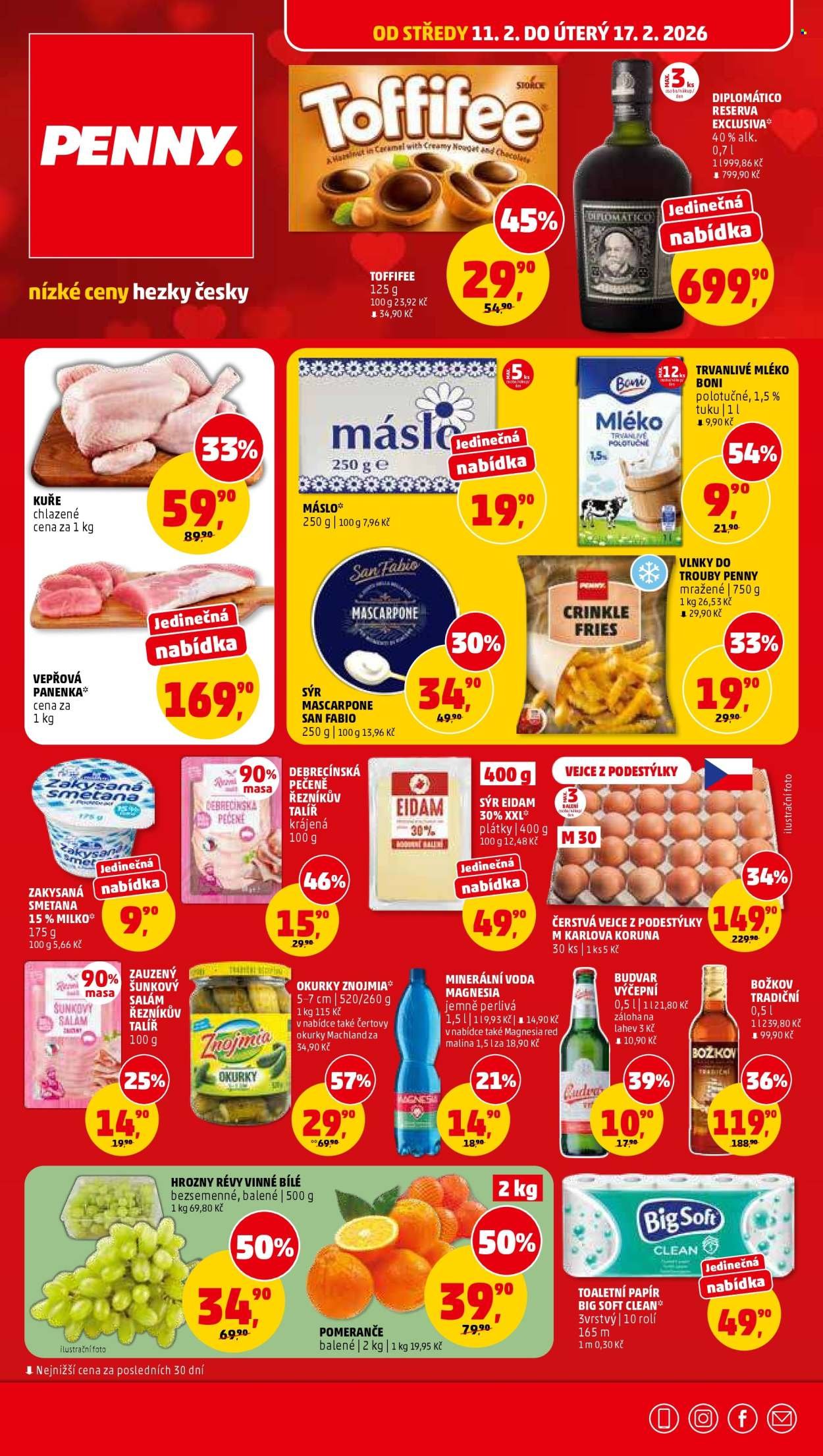 PENNY leták - nízké ceny hezky česky (2026-02-11 - 2026-02-17)