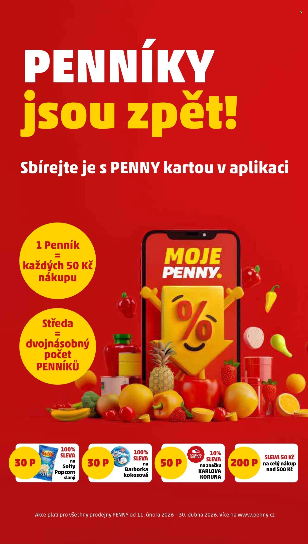 PENNY leták - nízké ceny hezky česky (2026-02-11 - 2026-02-17)