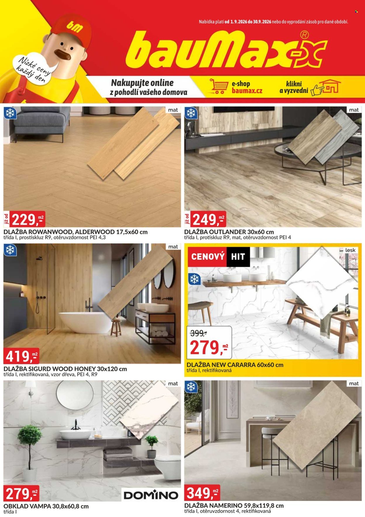 BAUMAX leták - Od úterý 1.9.2026