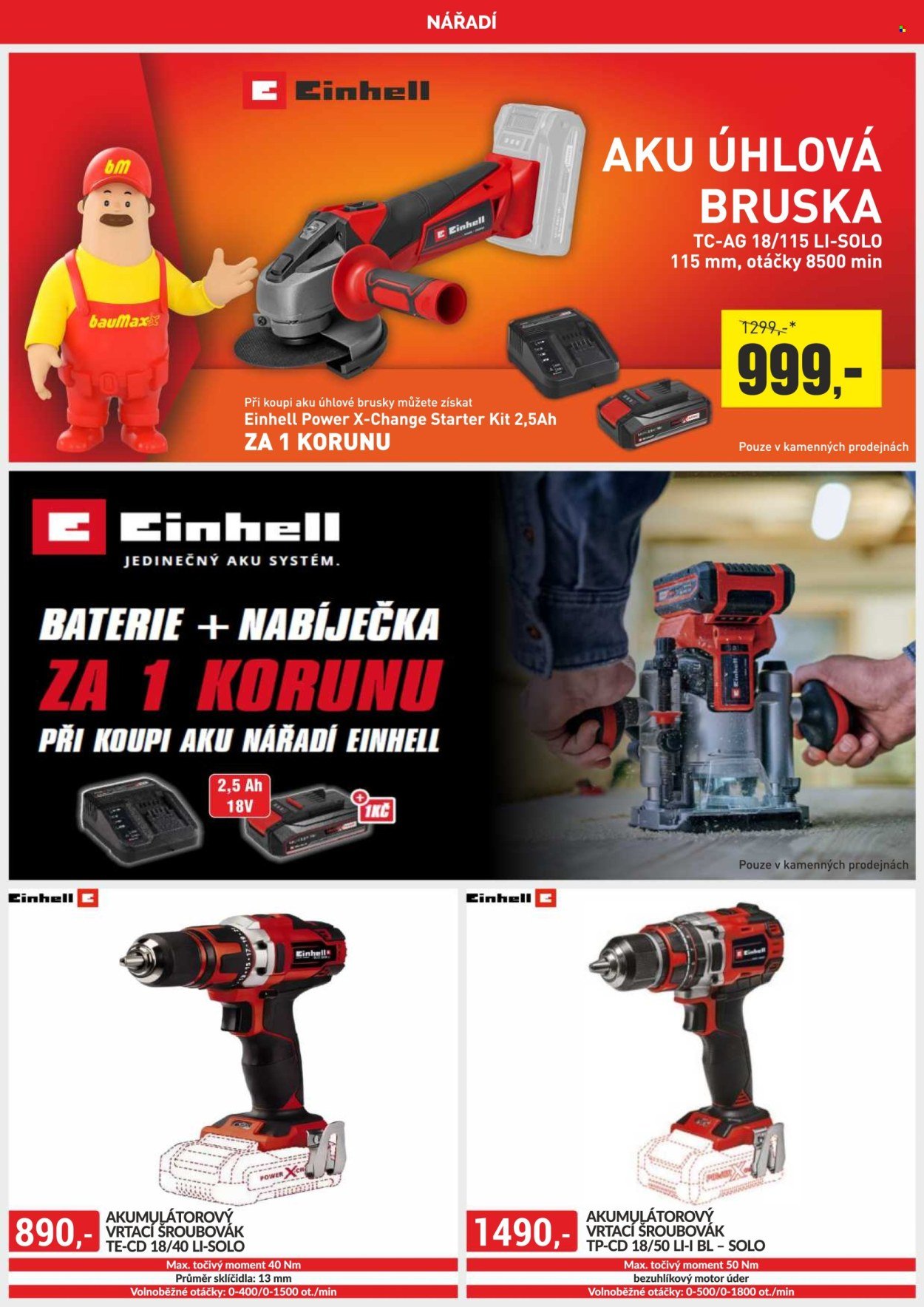 BAUMAX leták - Od úterý 1.9.2026