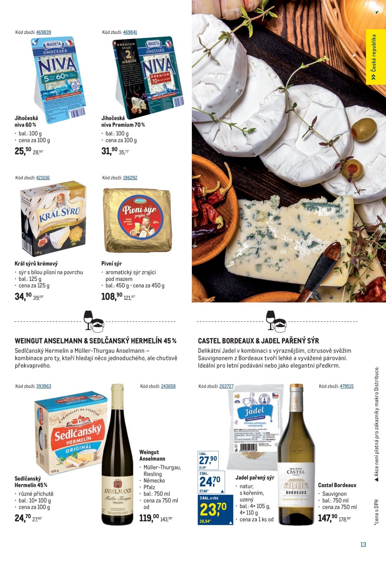 MAKRO leták - Vína a sýry (2025-09-24 - 2025-10-21)