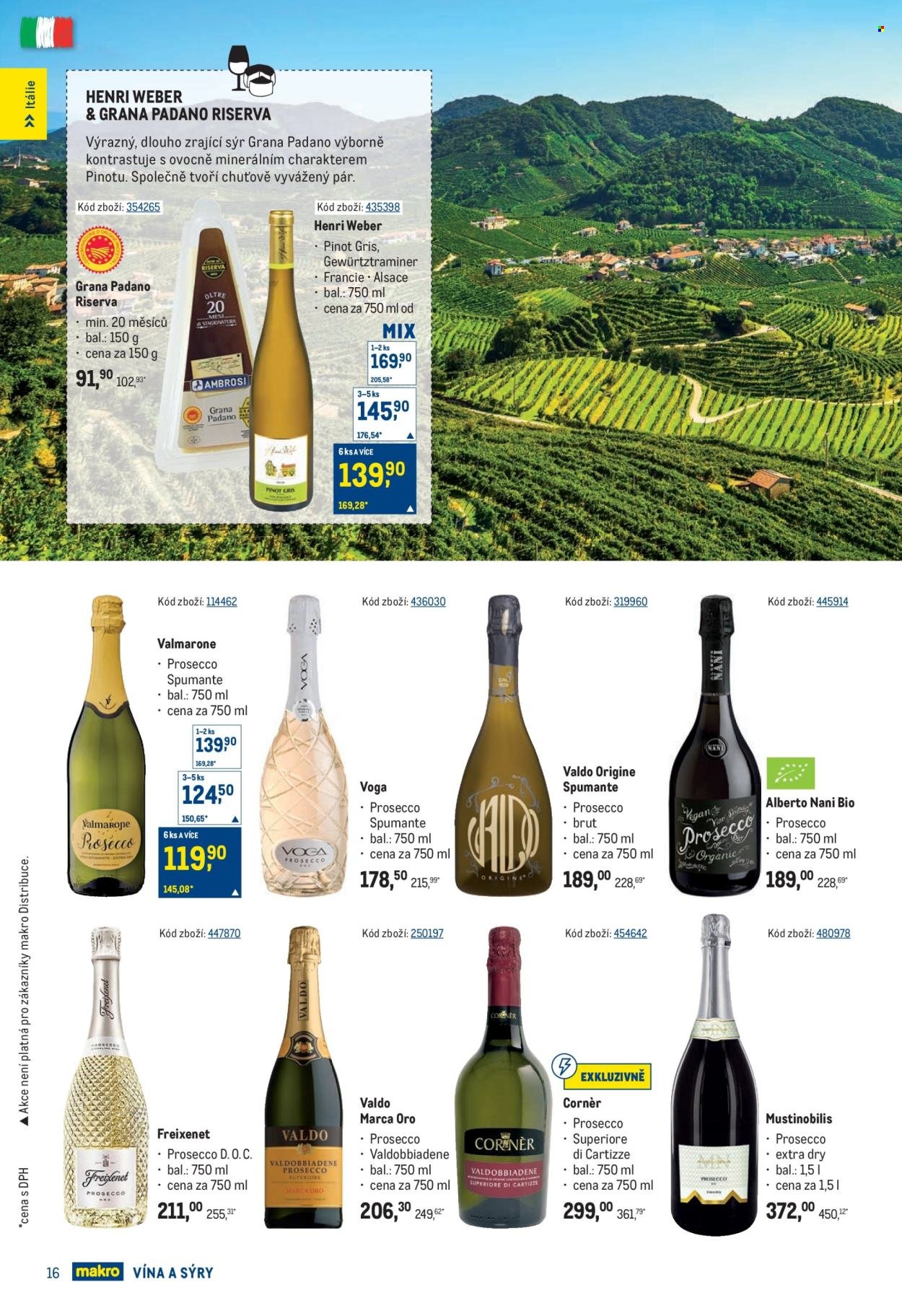 MAKRO leták - Vína a sýry (2025-09-24 - 2025-10-21)